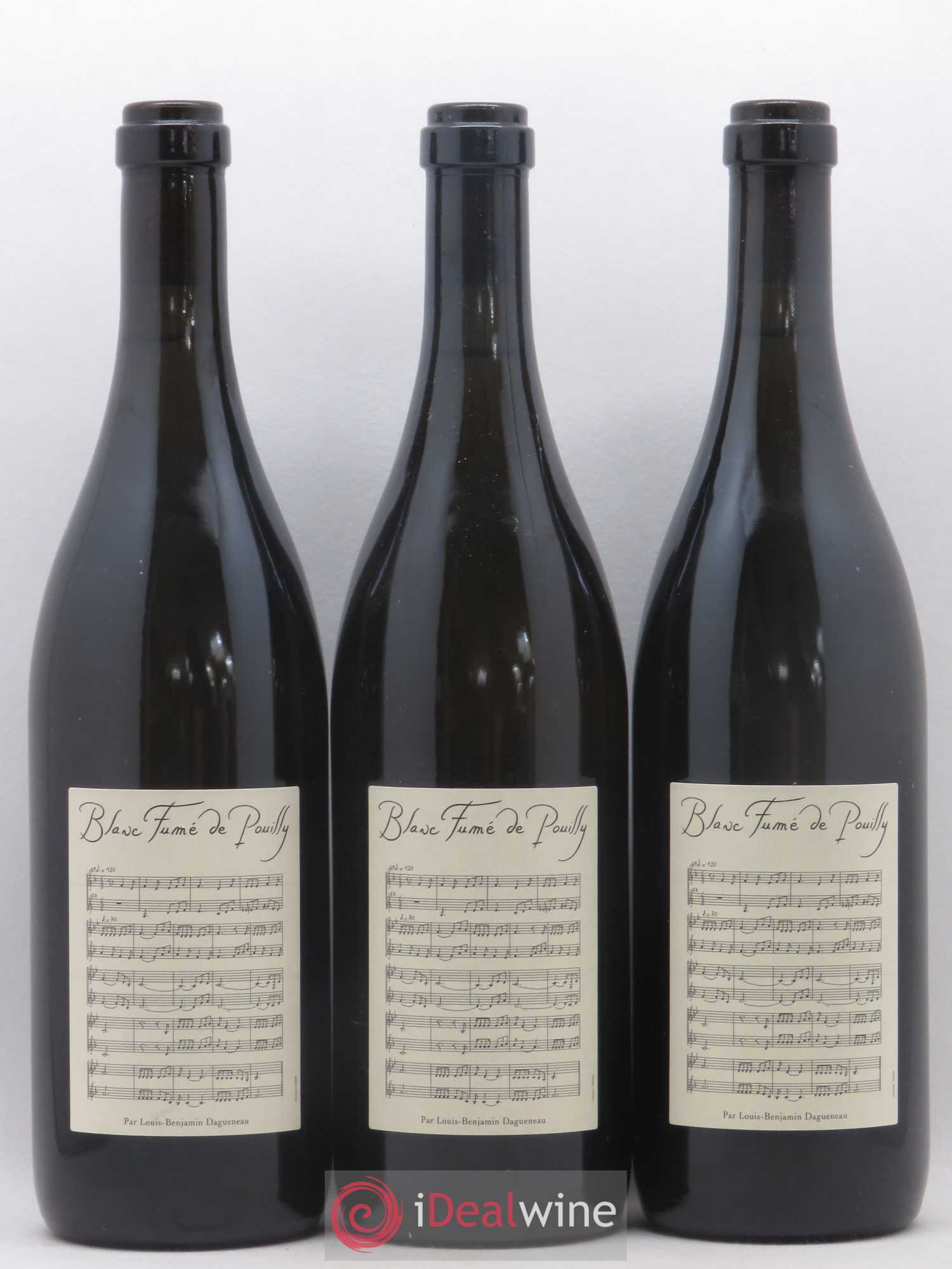 Pouilly-Fumé Blanc Fumé de Pouilly Dagueneau (Domaine Didier - Louis-Benjamin) 2008 - Lot de 3 bouteilles - 0