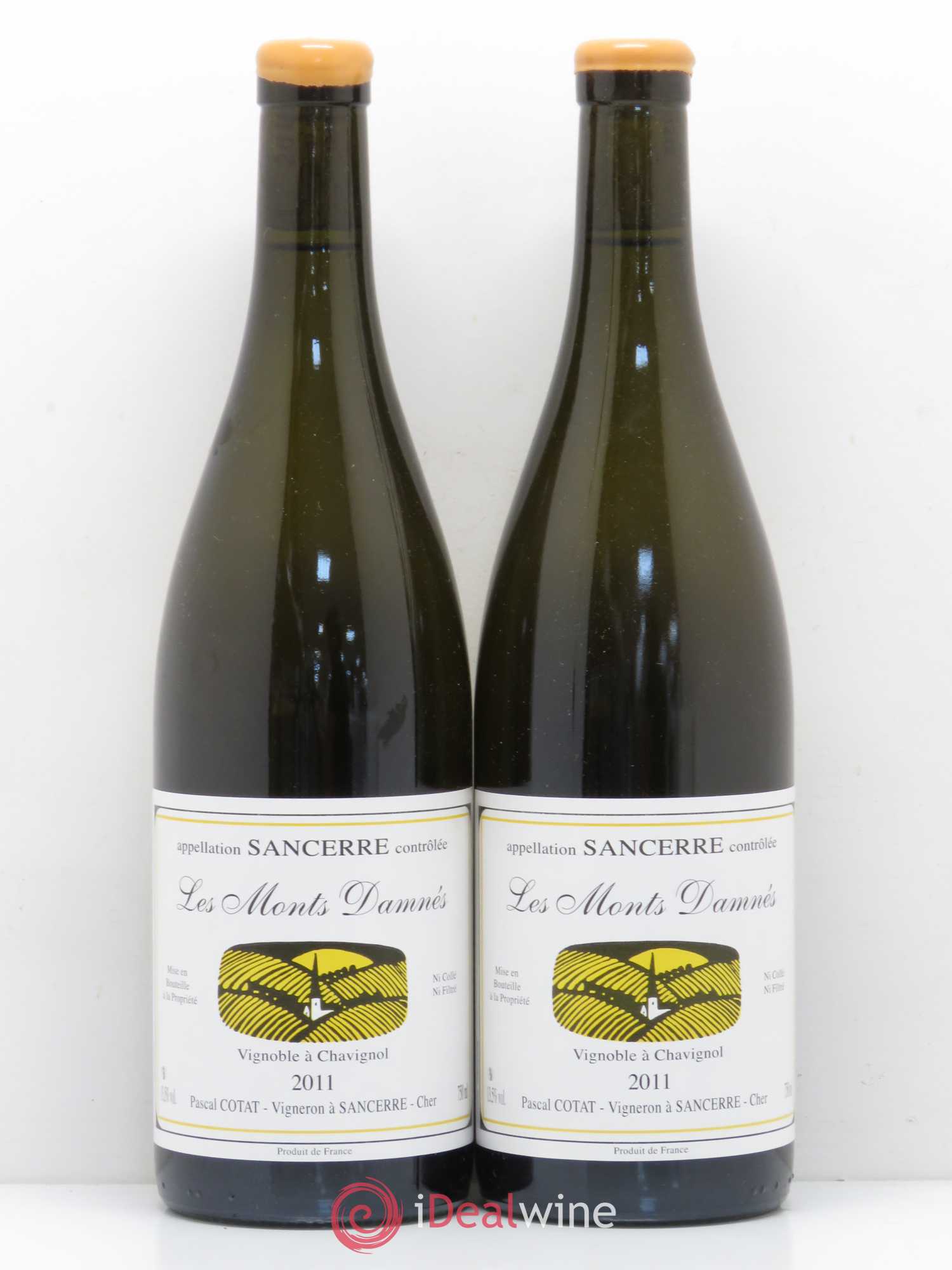 Sancerre Les Monts Damnés Pascal Cotat 2011 - Lot de 2 bouteilles - 0