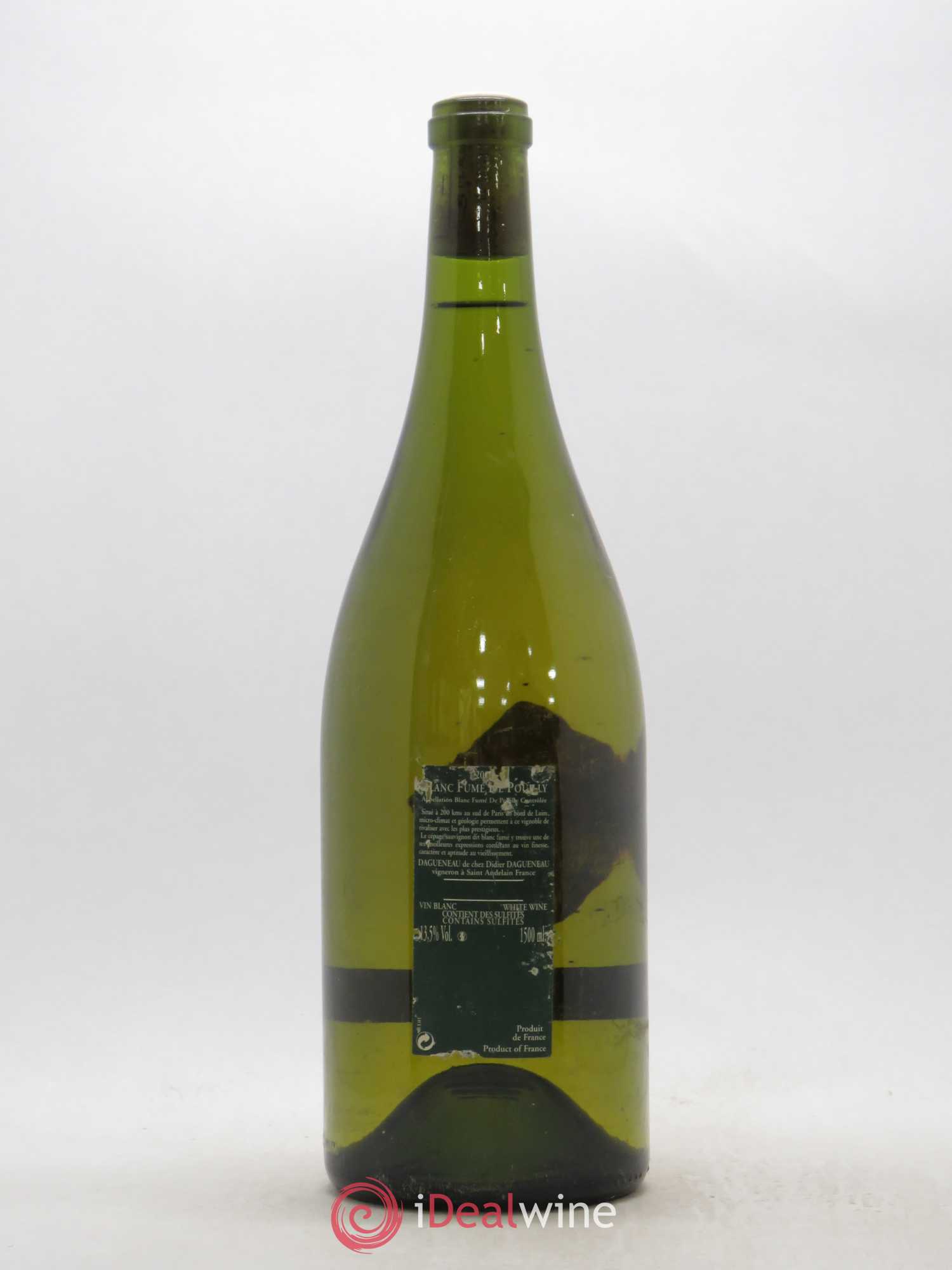Vin de France (anciennement Pouilly-Fumé) Silex Dagueneau (Domaine Didier - Louis-Benjamin) 2006 - Lot de 1 magnum - 1