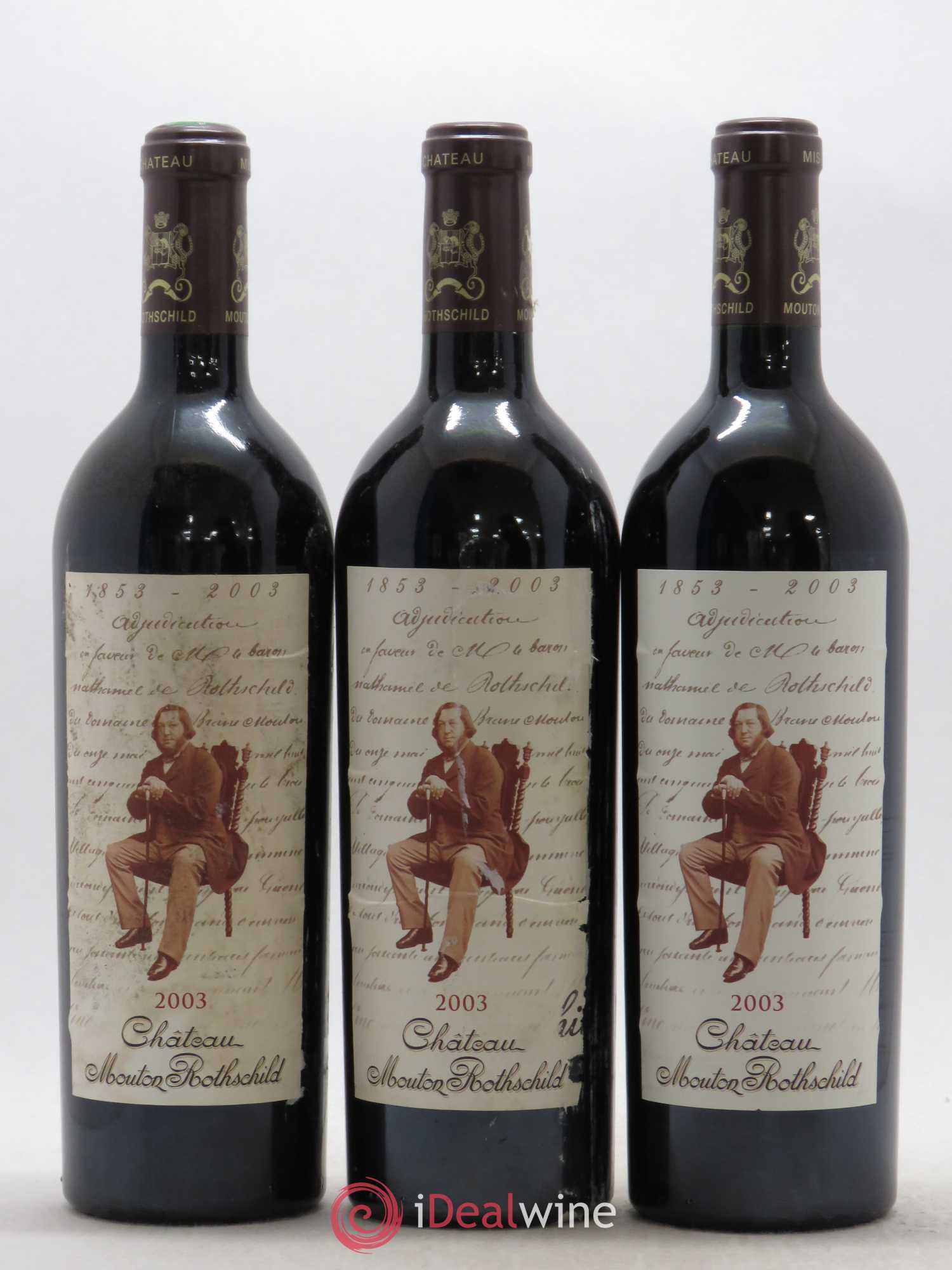 Château Mouton Rothschild 1er Grand Cru Classé 2003 - Lot de 12 bouteilles - 3