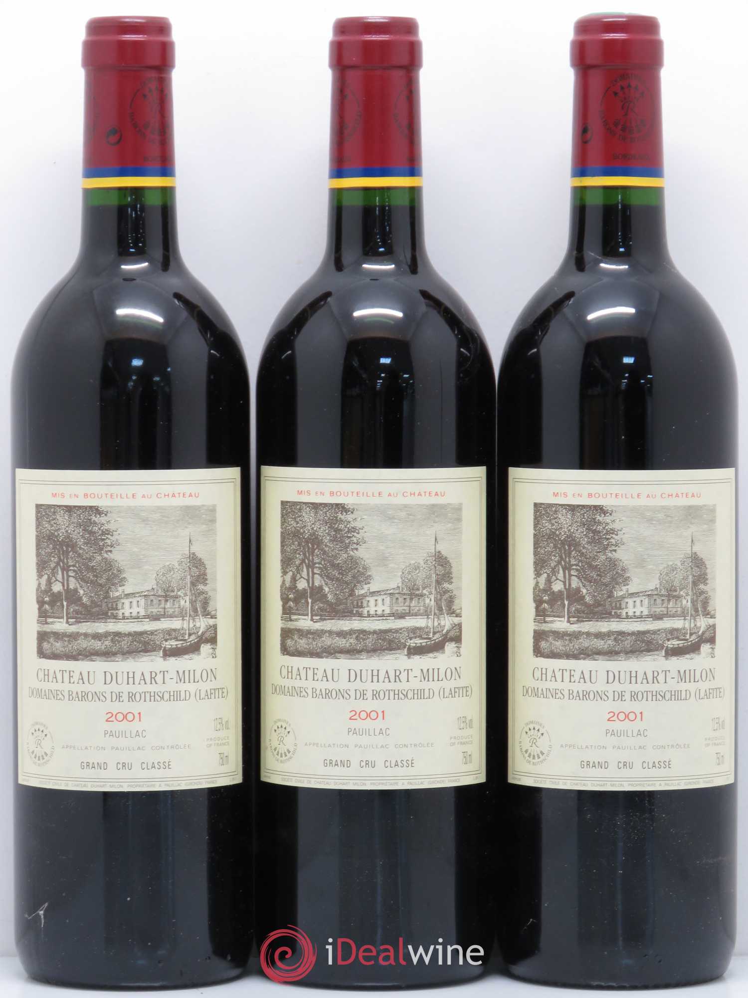 Château Duhart-Milon 4ème Grand Cru Classé 2001 - Lot de 12 bouteilles - 2