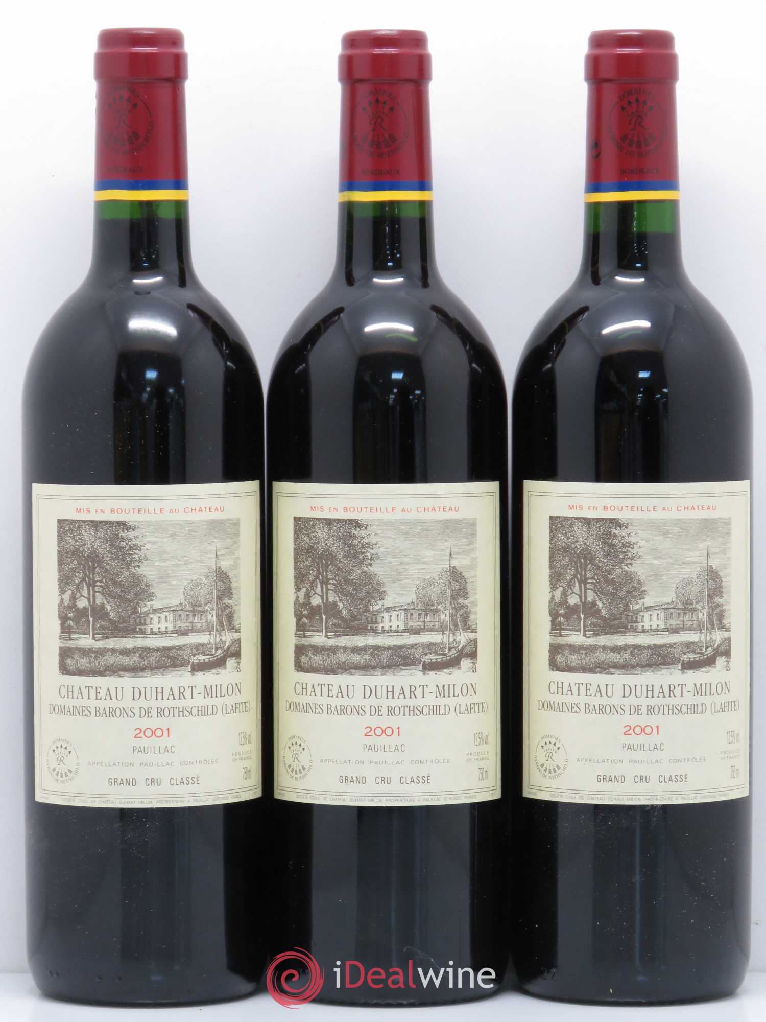Château Duhart-Milon 4ème Grand Cru Classé 2001 - Lot de 12 bouteilles - 3