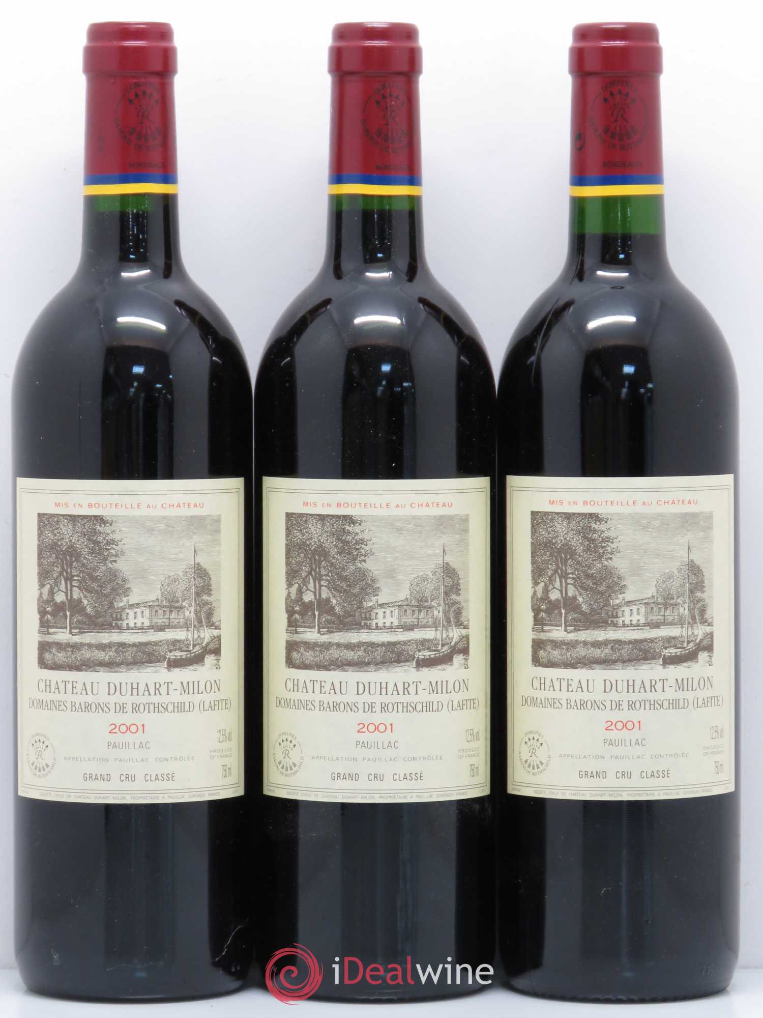 Château Duhart-Milon 4ème Grand Cru Classé 2001 - Lot de 12 bouteilles - 4