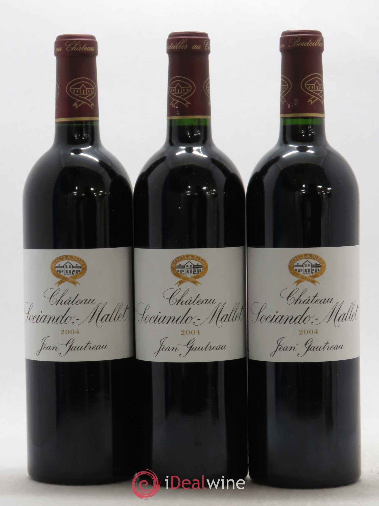 Château Sociando Mallet 2004 - Lot de 12 bouteilles - 1