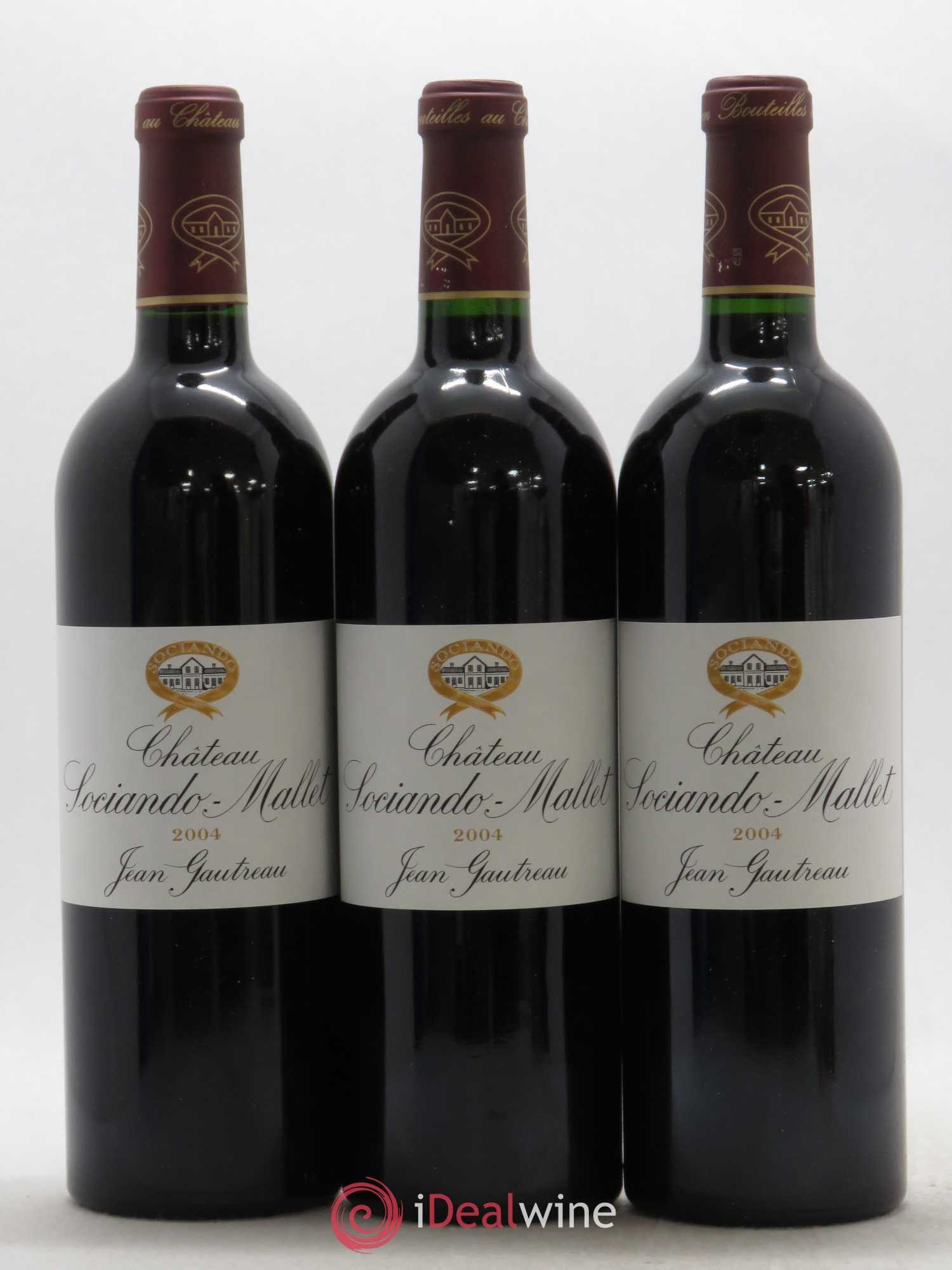 Château Sociando Mallet 2004 - Lot de 12 bouteilles - 2