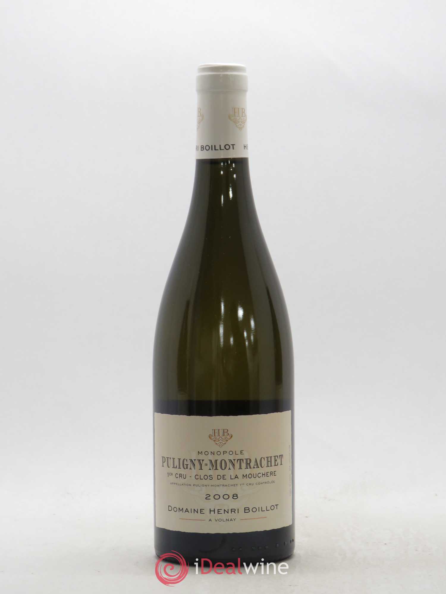 Puligny-Montrachet 1er Cru Clos de la Mouchère Henri Boillot (Domaine) 2008 - Lot de 1 bouteille - 0