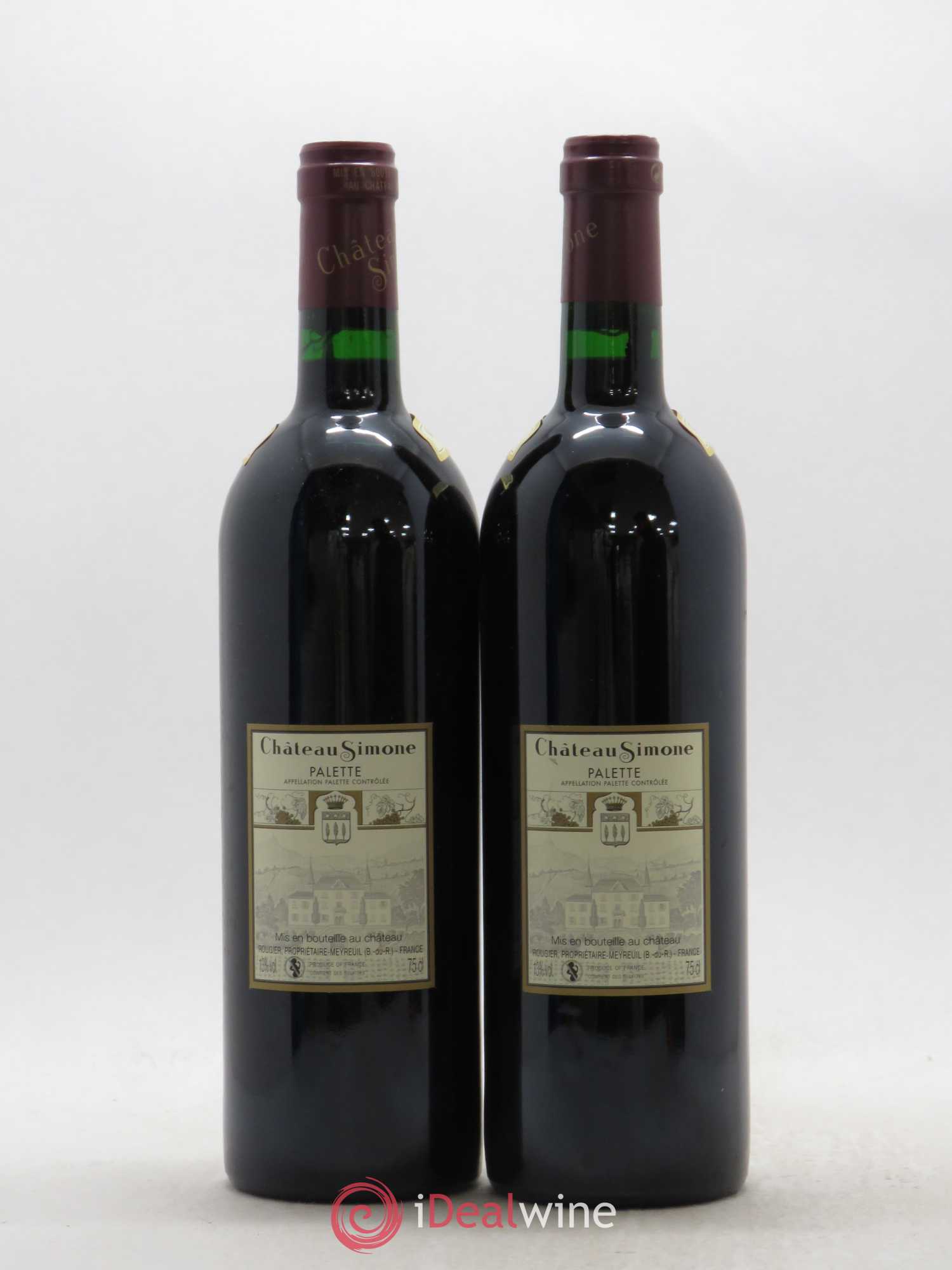 Palette Château Simone Famille Rougier 2004 - Lot de 2 bouteilles - 1