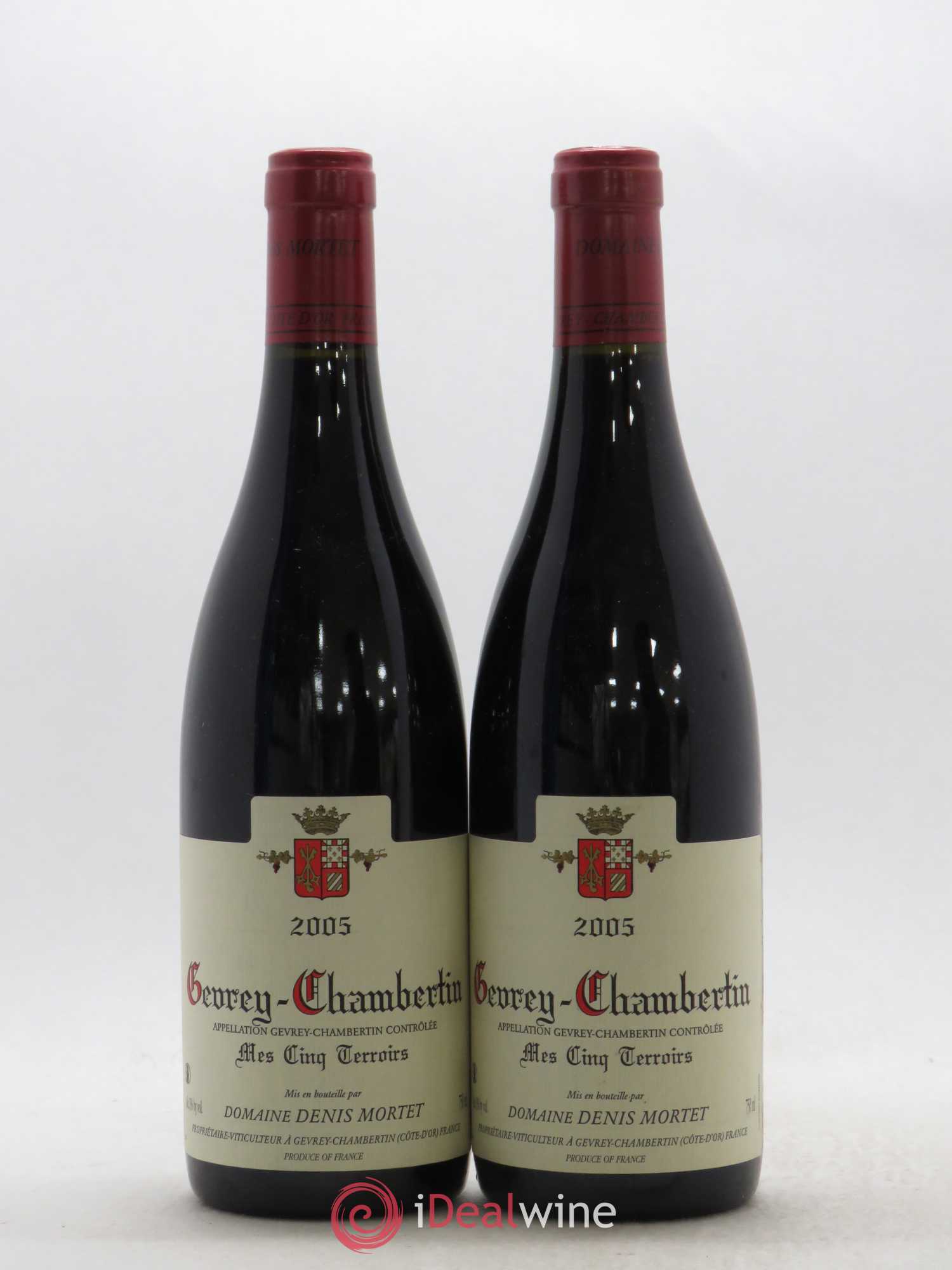 Gevrey-Chambertin Mes Cinq Terroirs Denis Mortet (Domaine) 2005 - Lot de 2 bouteilles - 0