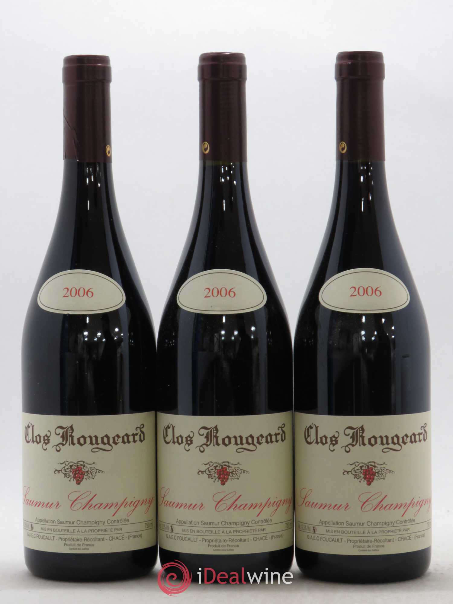 Saumur-Champigny Clos Rougeard 2006 - Lot de 3 bouteilles - 0