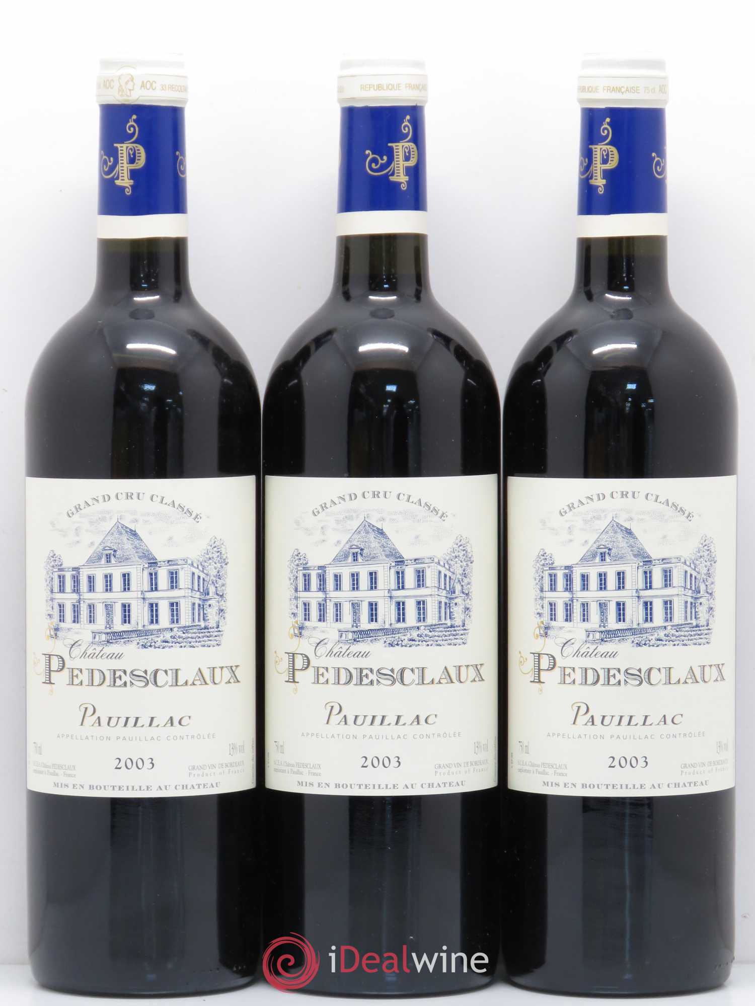 Château Pedesclaux 5ème Grand Cru Classé 2003 - Lot de 12 bouteilles - 1