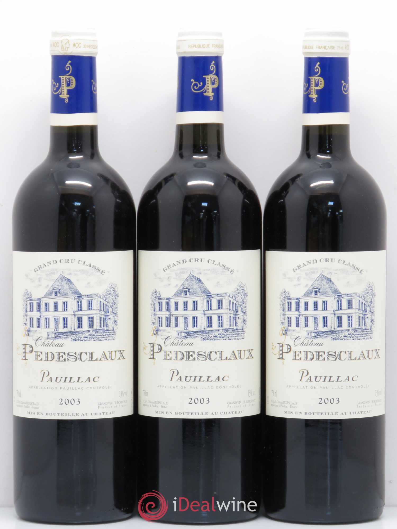 Château Pedesclaux 5ème Grand Cru Classé 2003 - Lot de 12 bouteilles - 2