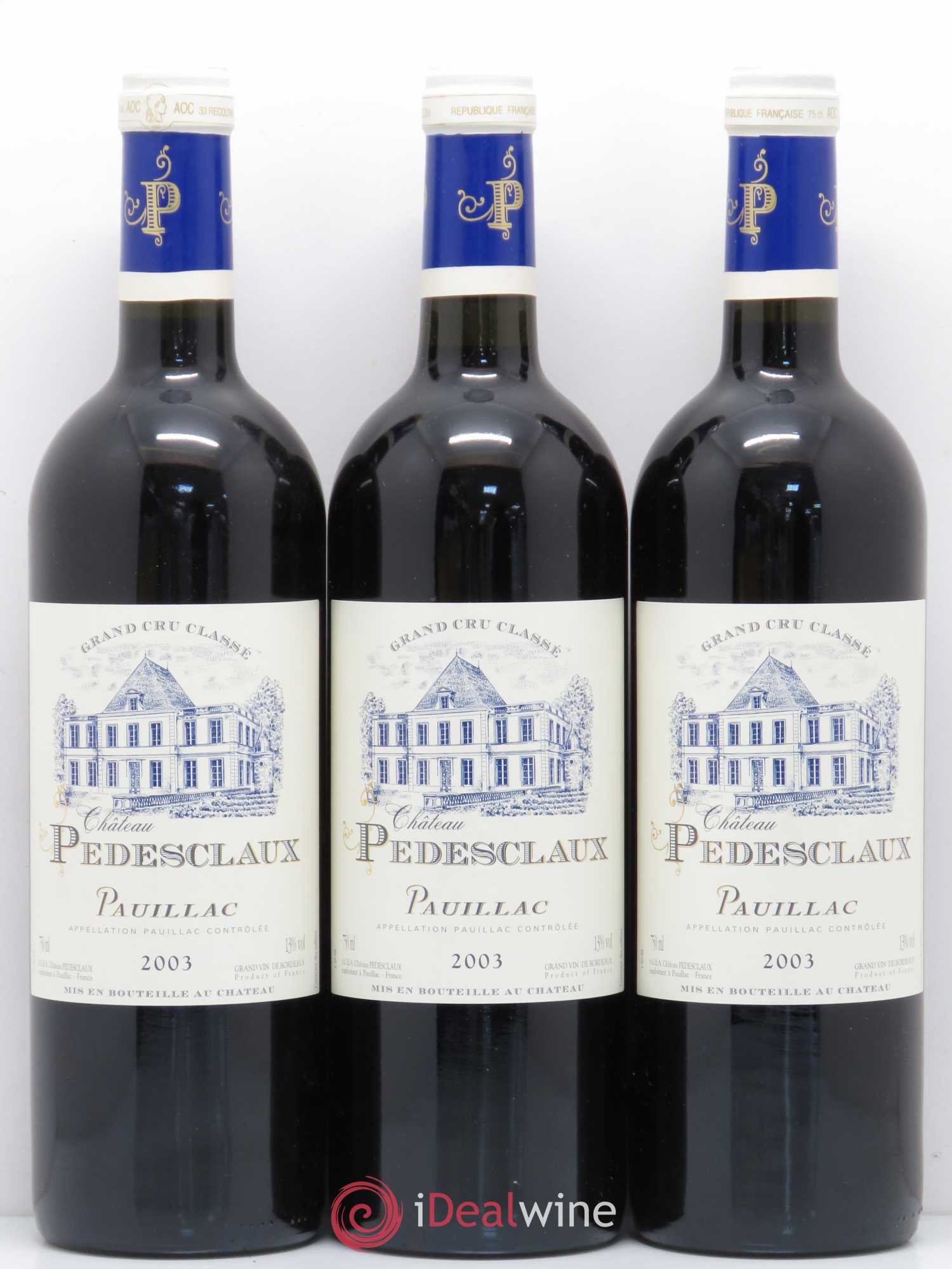 Château Pedesclaux 5ème Grand Cru Classé 2003 - Lot de 12 bouteilles - 3