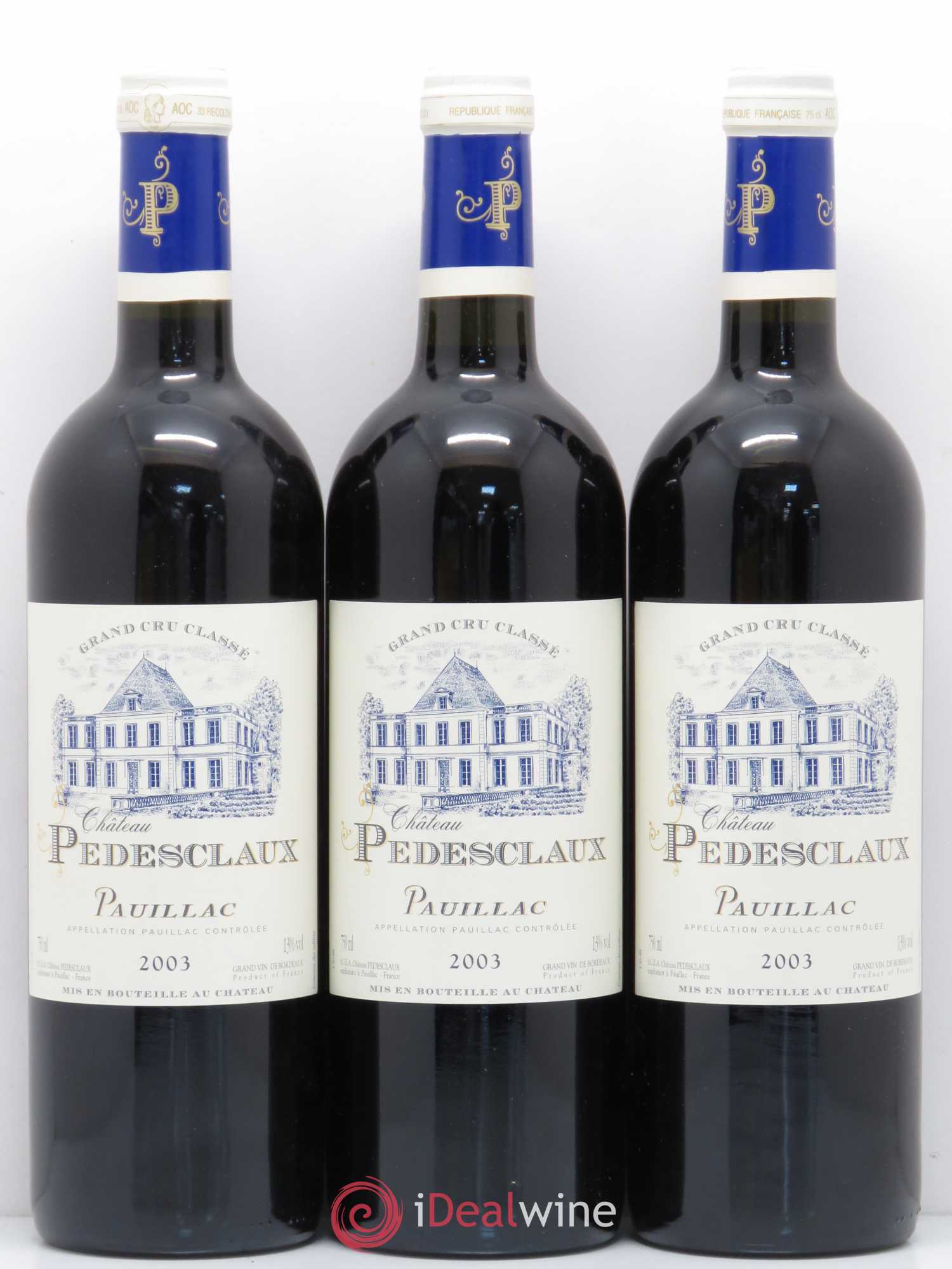 Château Pedesclaux 5ème Grand Cru Classé 2003 - Lot de 12 bouteilles - 4