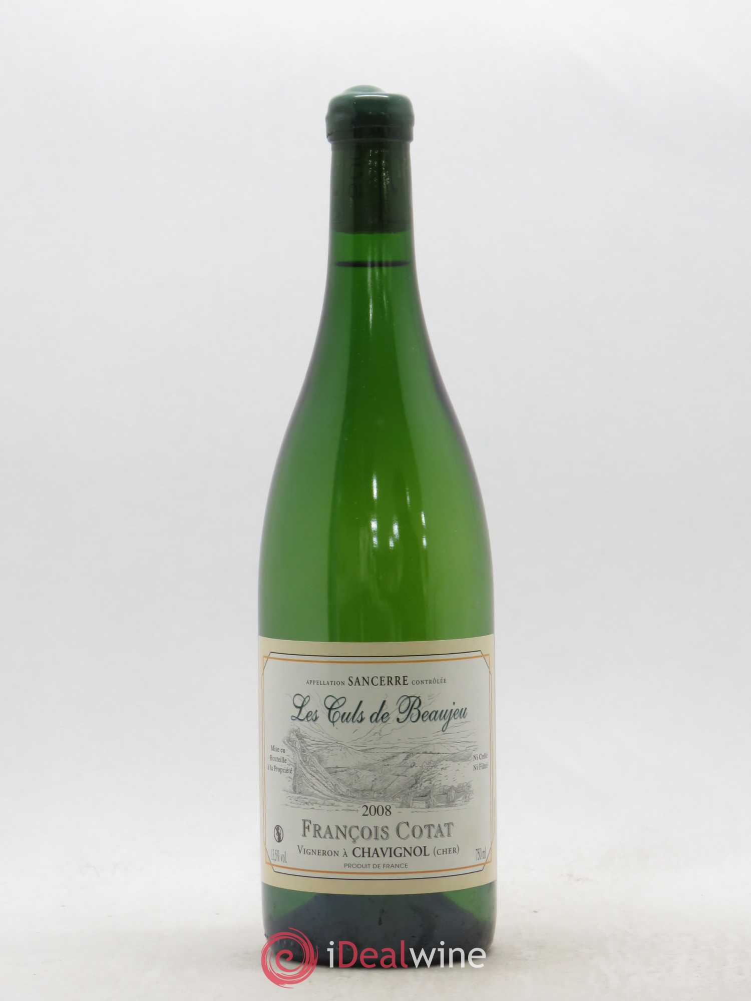 Sancerre Les Culs de Beaujeu François Cotat 2008 - Lot de 1 bouteille - 0