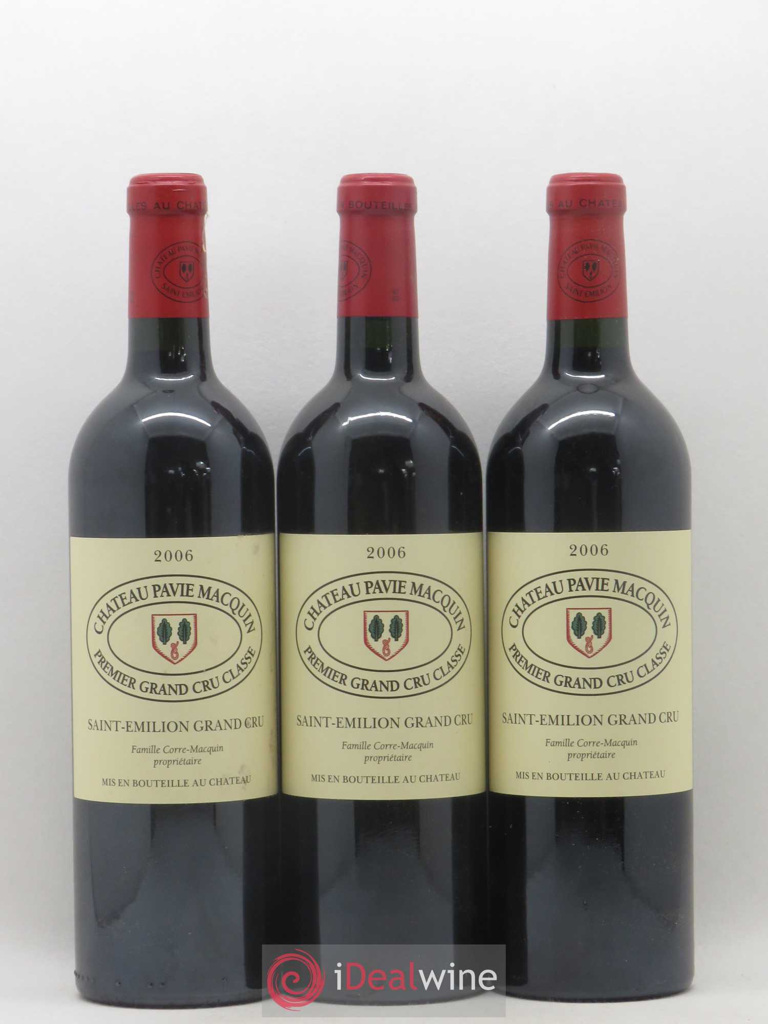 Château Pavie Macquin 1er Grand Cru Classé B 2006 - Lot de 6 bouteilles - 1