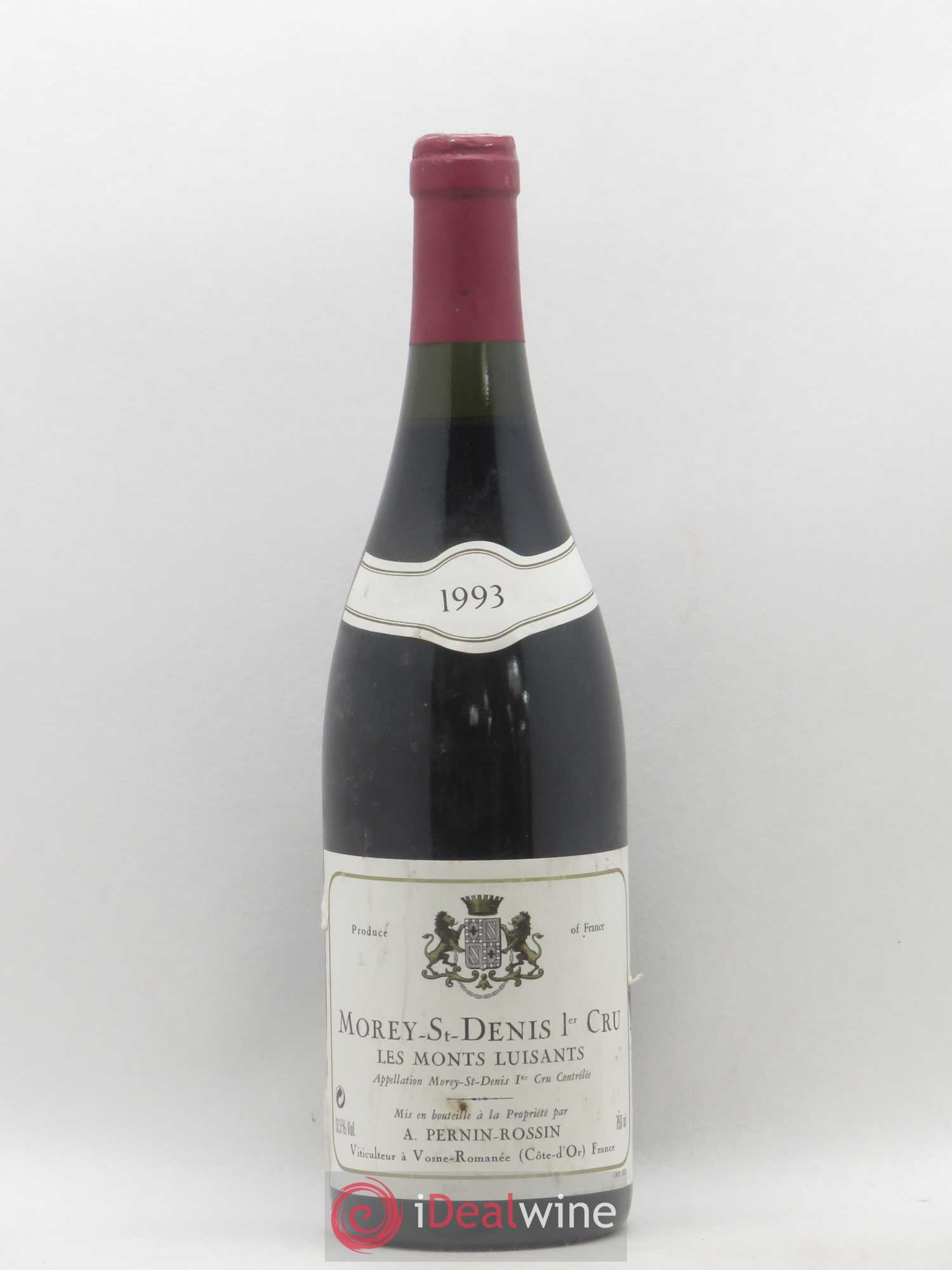 Morey-Saint-Denis 1er Cru Les Monts Luisants Pernin Rossin 1993 - Lot de 1 bouteille - 0