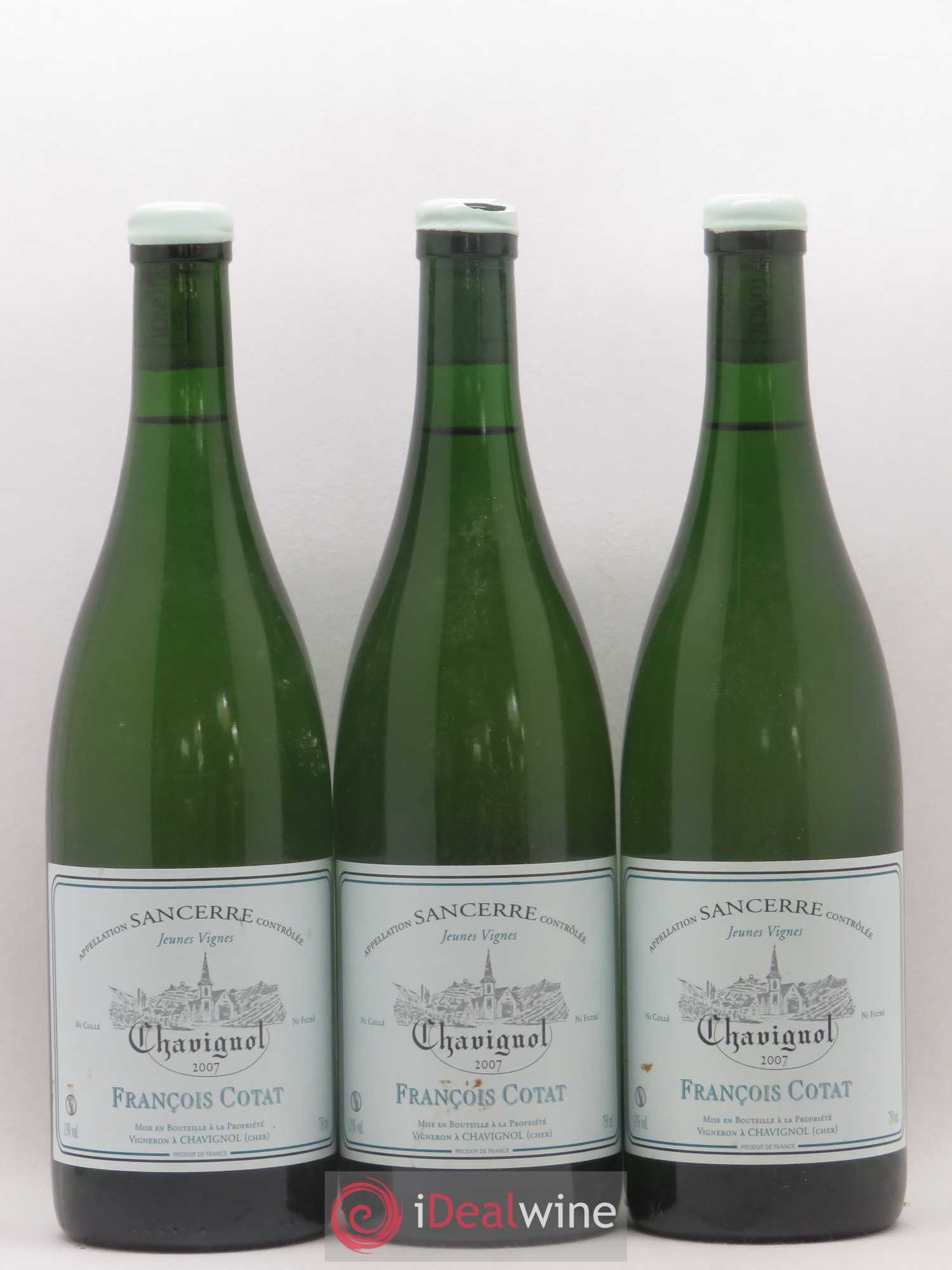Sancerre Jeunes Vignes François Cotat 2007 - Lot de 3 bouteilles - 0