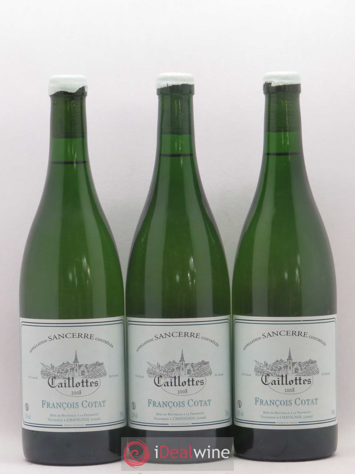 Sancerre Les Caillottes François Cotat 2008 - Posten von 3 Flaschen - 0