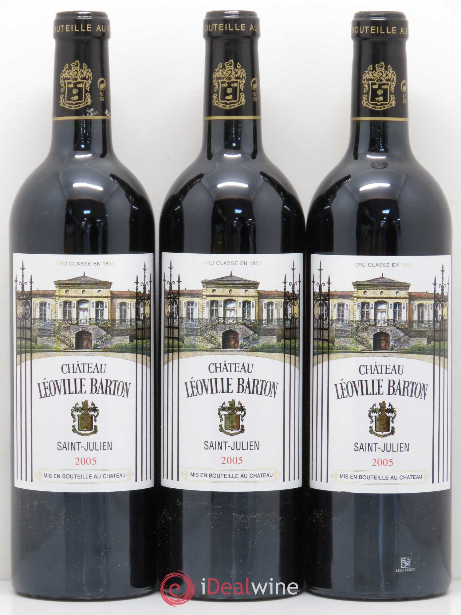 Château Léoville Barton 2ème Grand Cru Classé 2005 - Lot de 12 bouteilles - 1