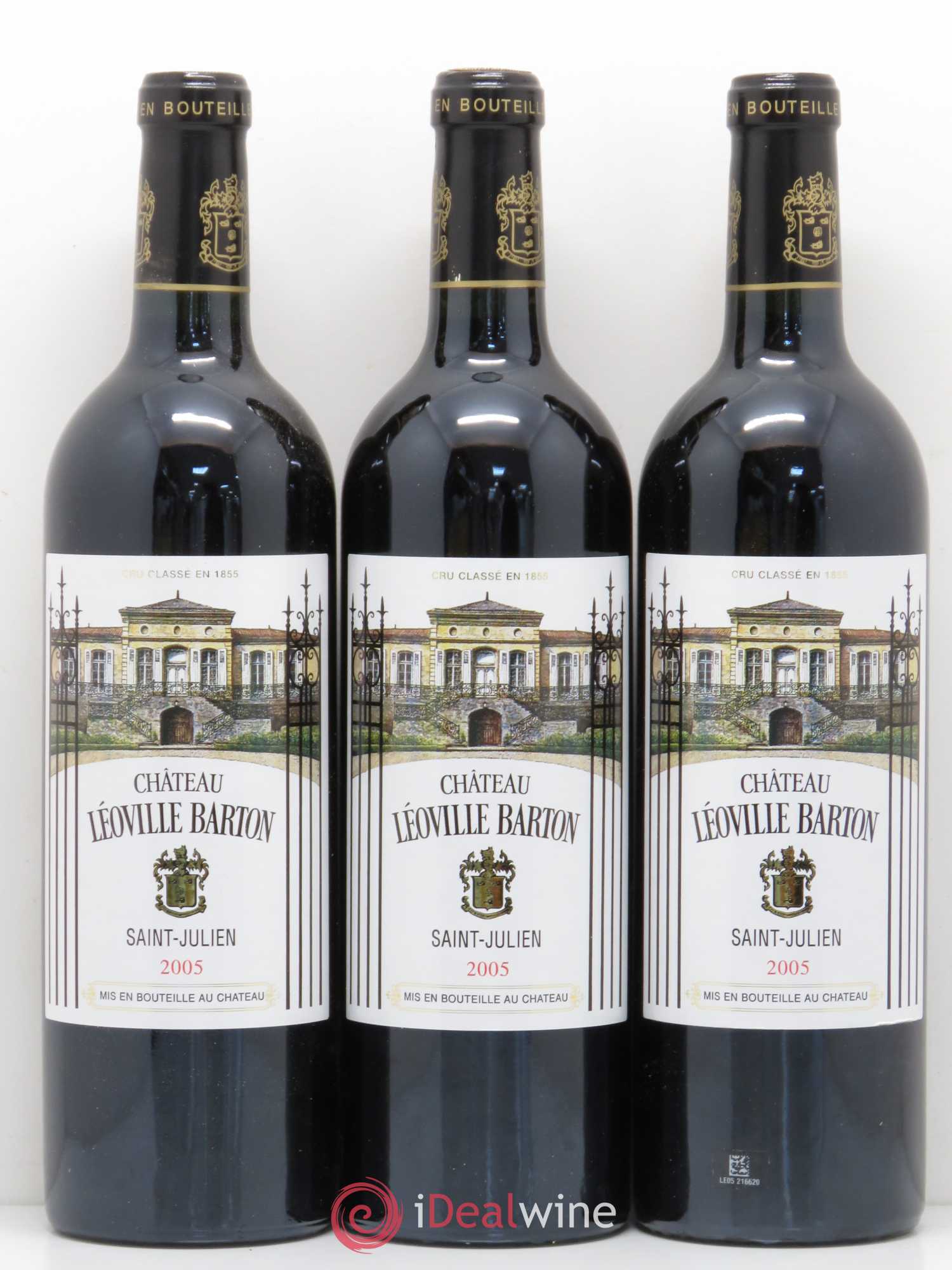 Château Léoville Barton 2ème Grand Cru Classé 2005 - Lot de 12 bouteilles - 4
