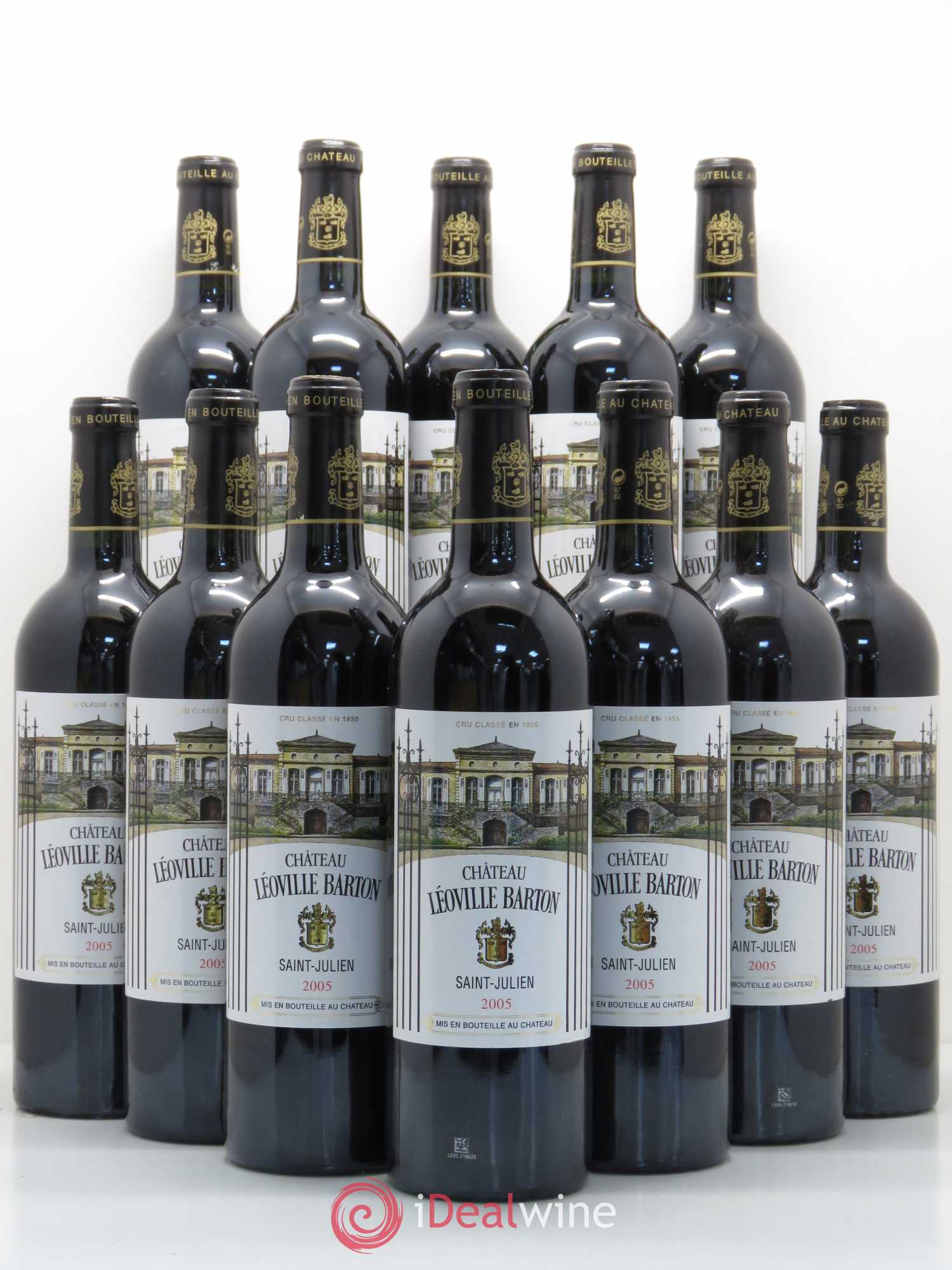 Château Léoville Barton 2ème Grand Cru Classé 2005 - Lot de 12 bouteilles - 0