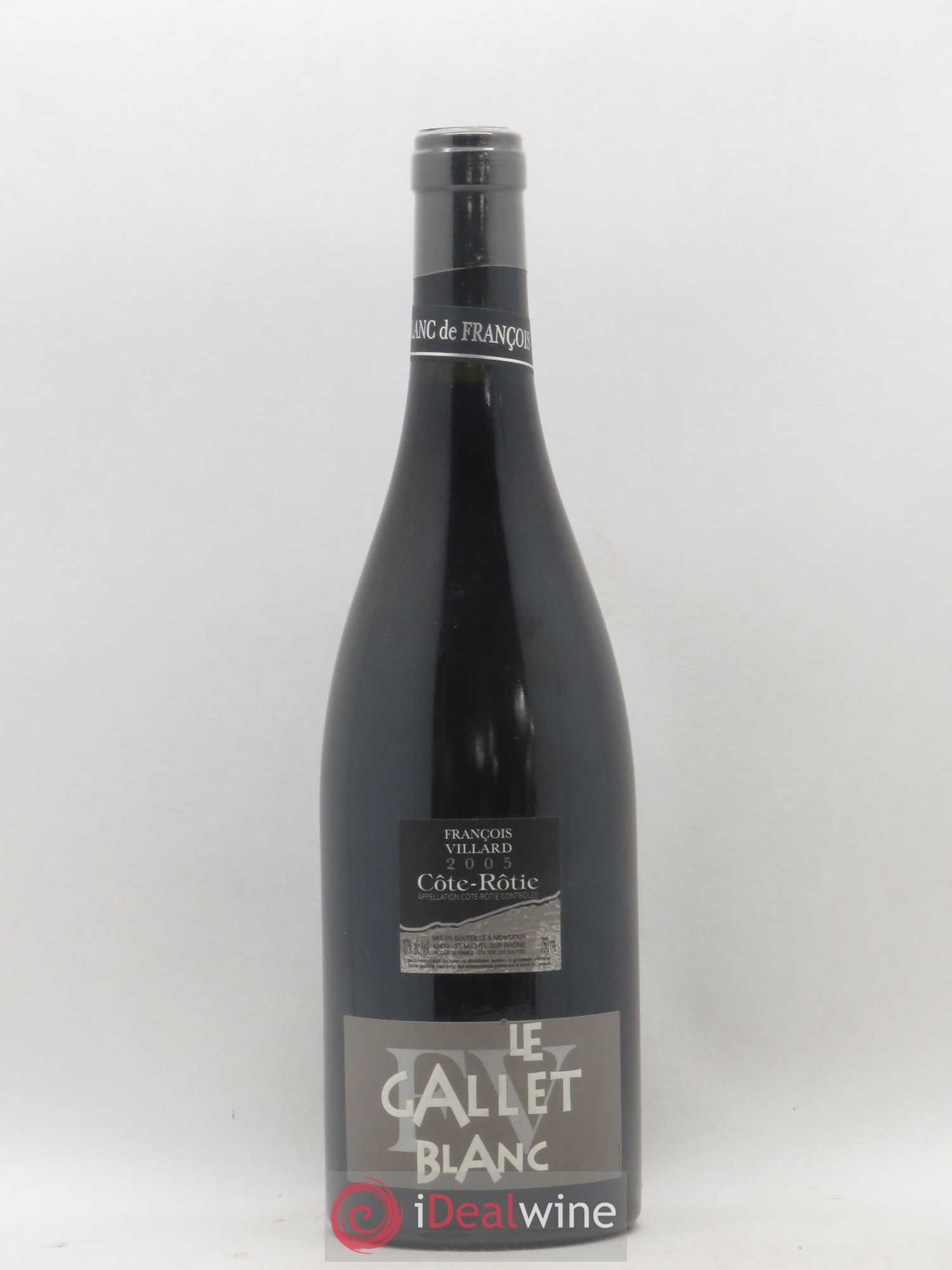 Côte-Rôtie Le Gallet Blanc François Villard 2005 - Lot de 1 bouteille - 0