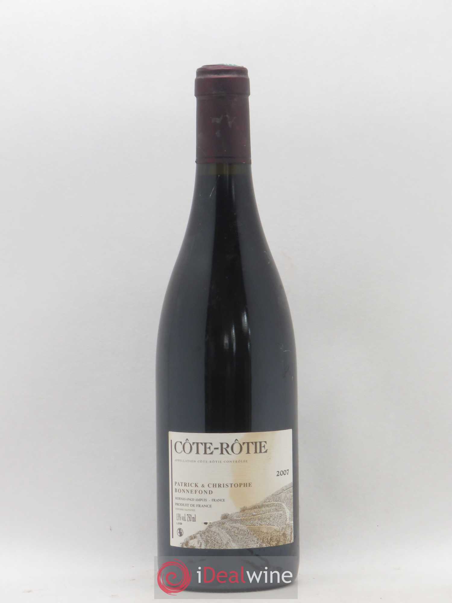 Côte-Rôtie Domaine Bonnefond 2007 - Posten von 1 Flasche - 0