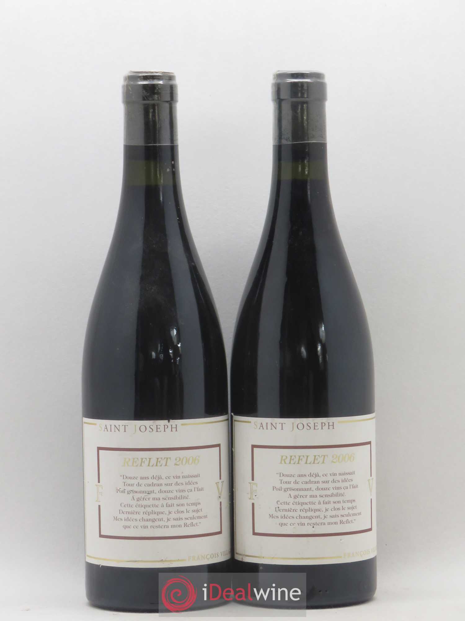 Saint-Joseph Reflet François Villard 2006 - Lot de 2 bouteilles - 0