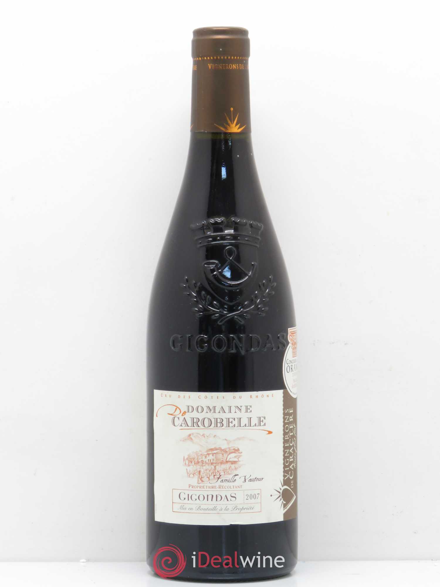 Gigondas Domaine Carobelle 2007 - Posten von 1 Flasche - 0
