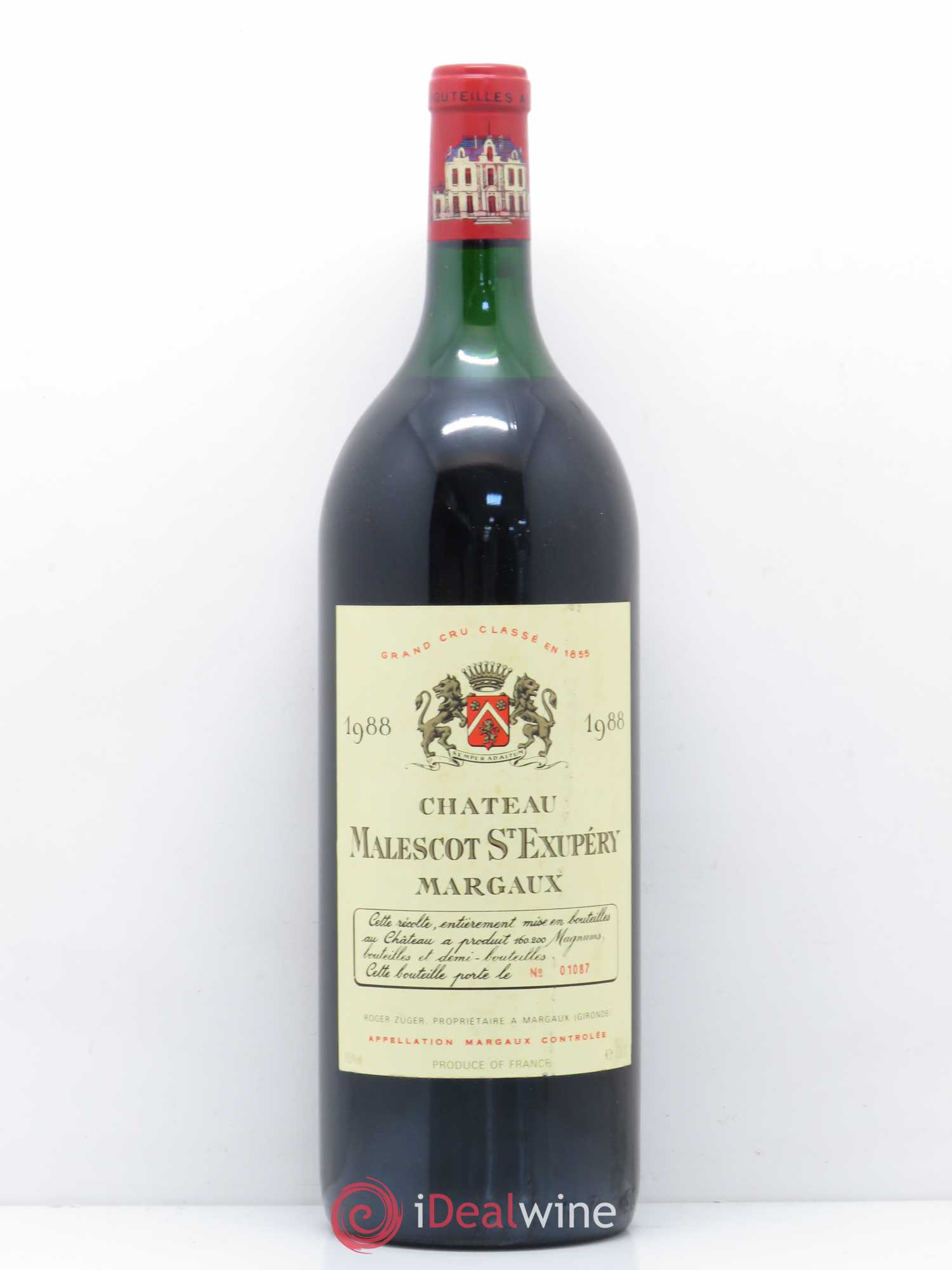 Château Malescot Saint-Exupéry 3ème Grand Cru Classé 1988 - Lot de 1 magnum - 0