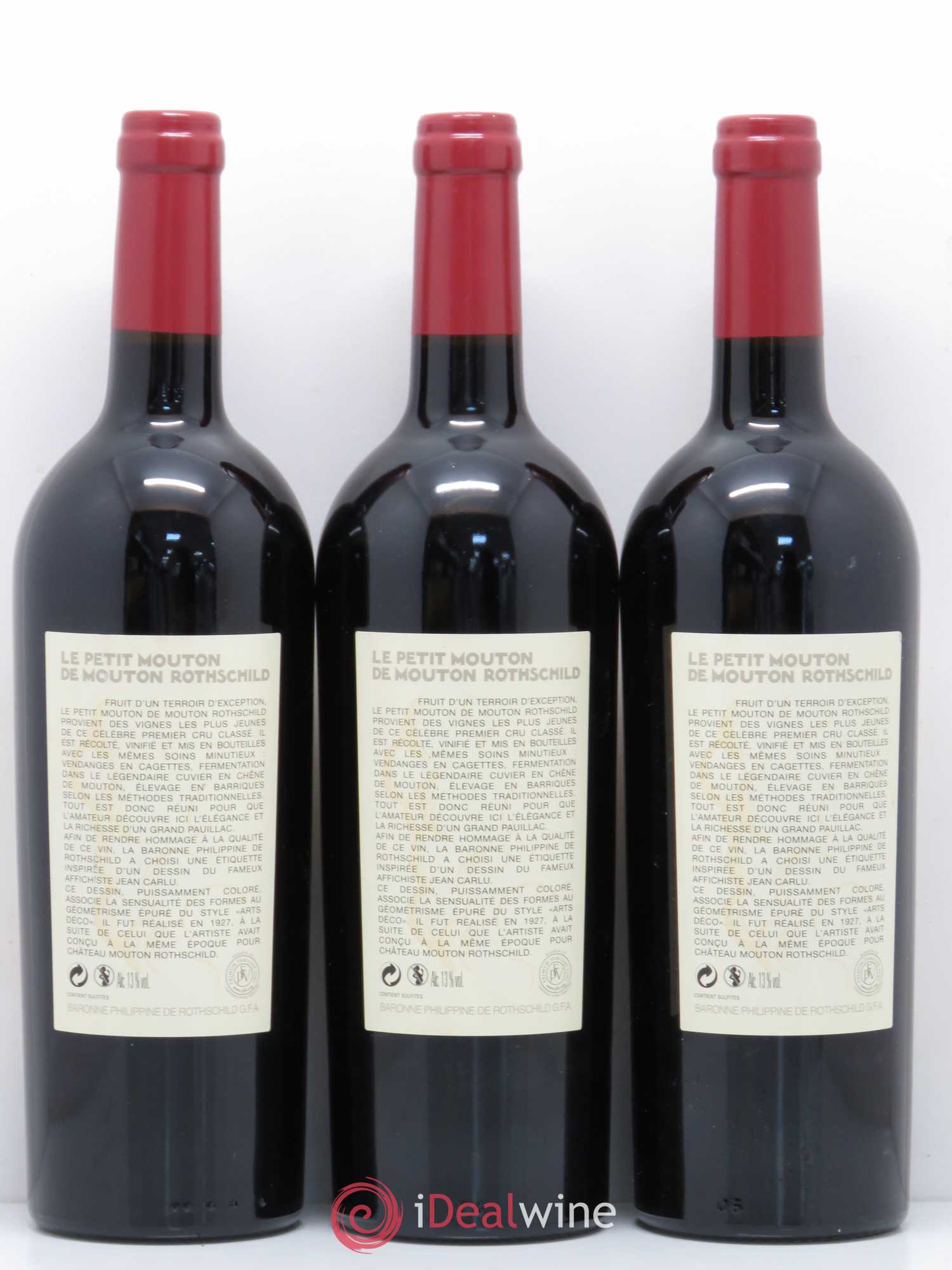Petit Mouton Second Vin 2013 - Lot de 3 bouteilles - 1