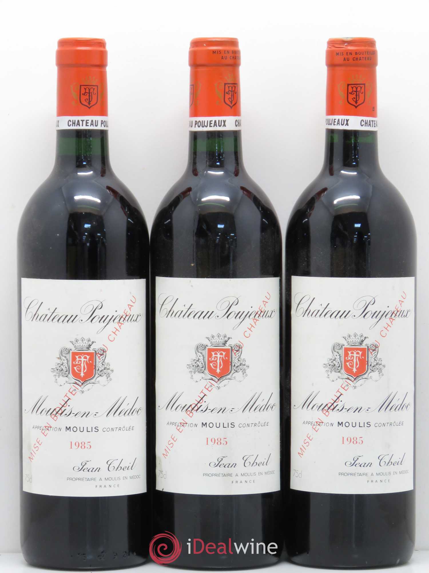 Château Poujeaux 1985 - Lot de 6 bouteilles - 1