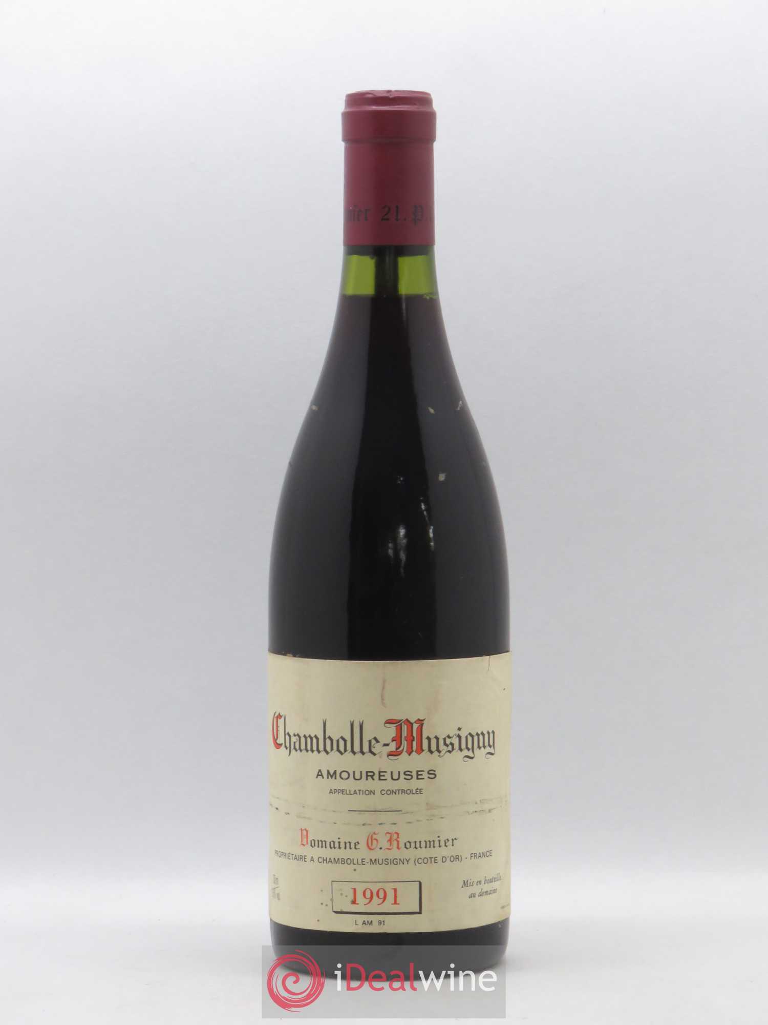 Chambolle-Musigny 1er Cru Les Amoureuses Georges Roumier (Domaine) 1991 - Lot de 1 bouteille - 0