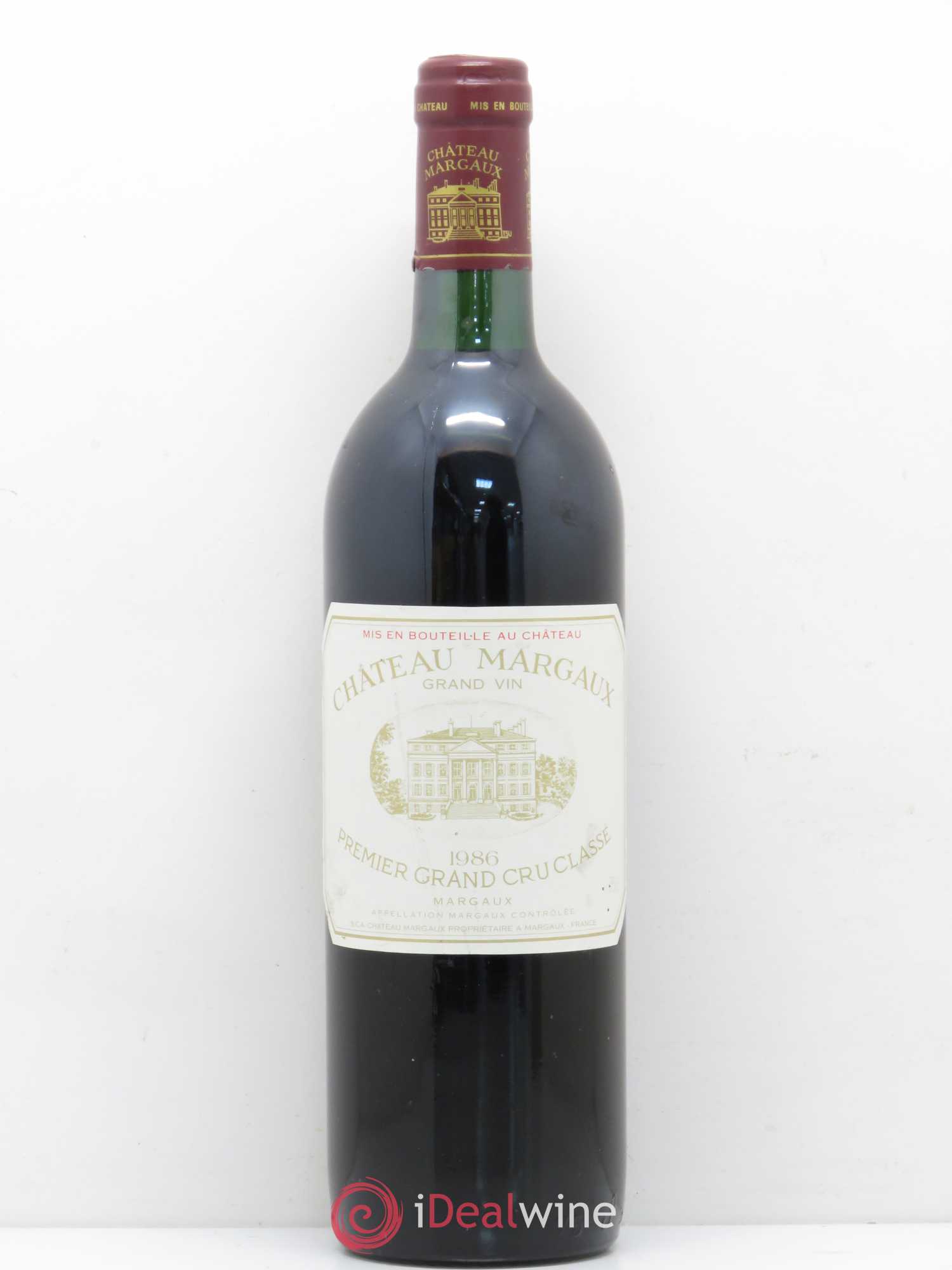 Château Margaux 1er Grand Cru Classé 1986 - Lot de 1 bouteille - 0