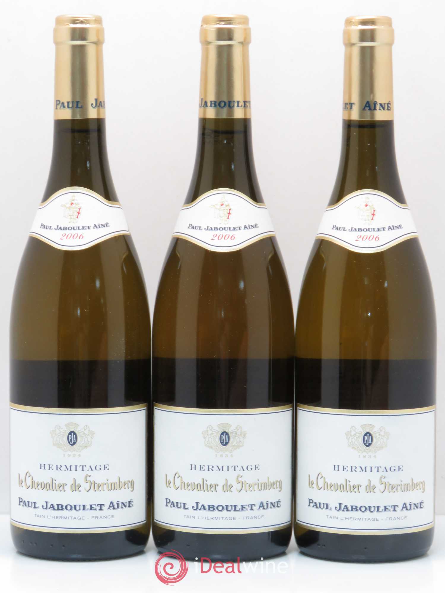 Hermitage Chevalier de Sterimberg Paul Jaboulet Ainé 2006 - Lot de 3 bouteilles - 0