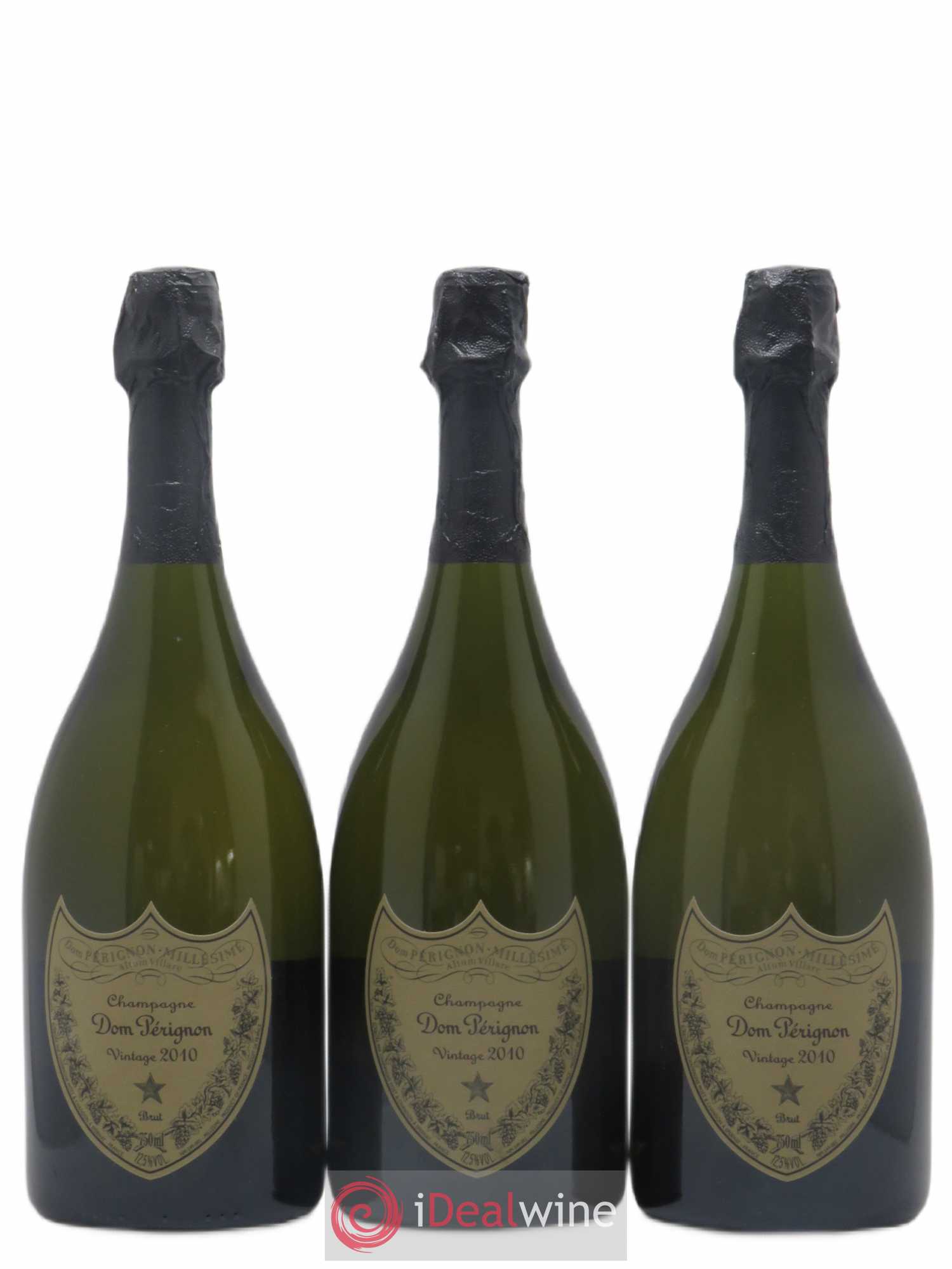 Brut Dom Pérignon 2010 - Lot de 3 bouteilles - 0