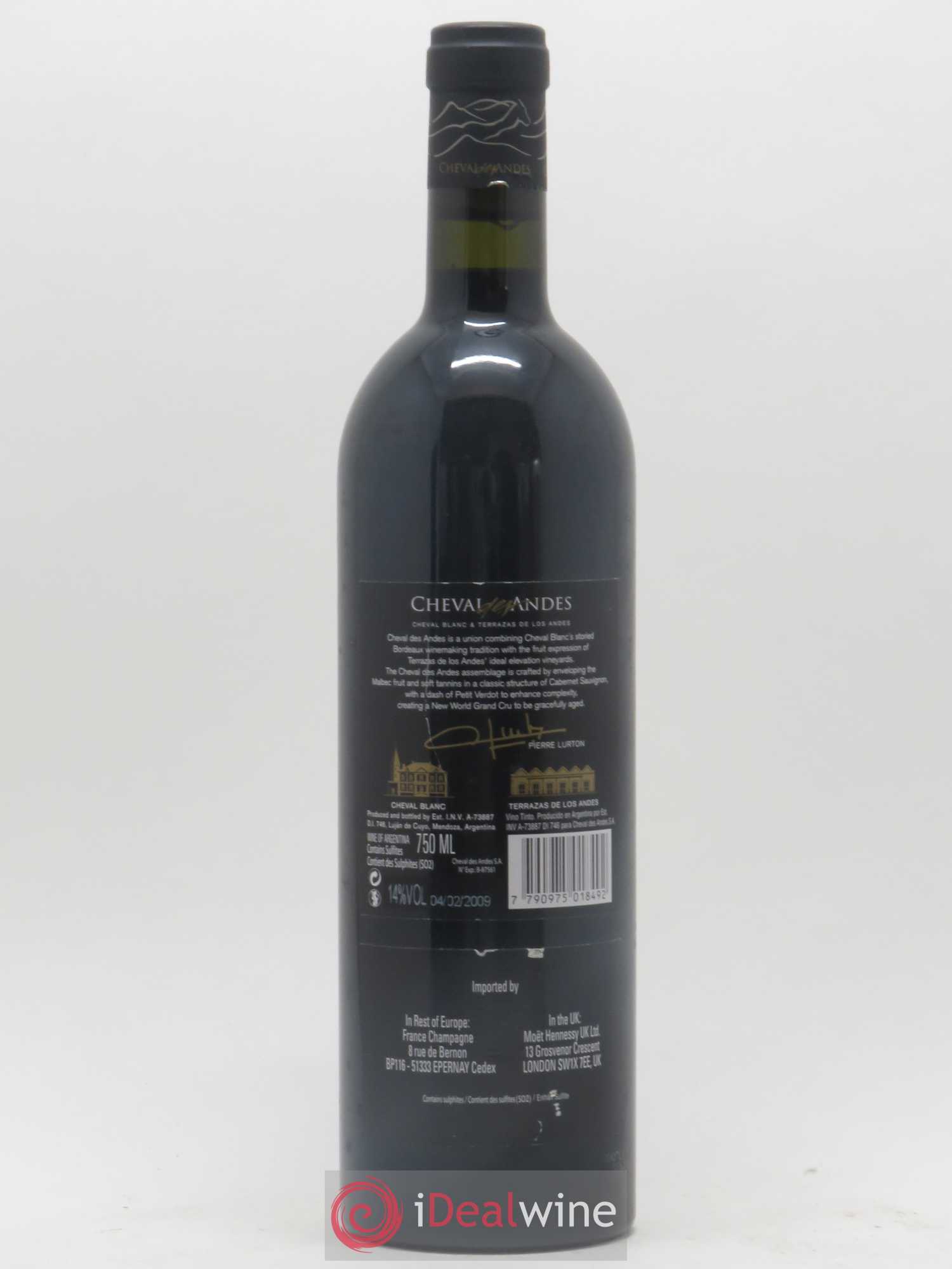 Mendoza Cheval des Andes 2003 - Lot de 1 bouteille - 1