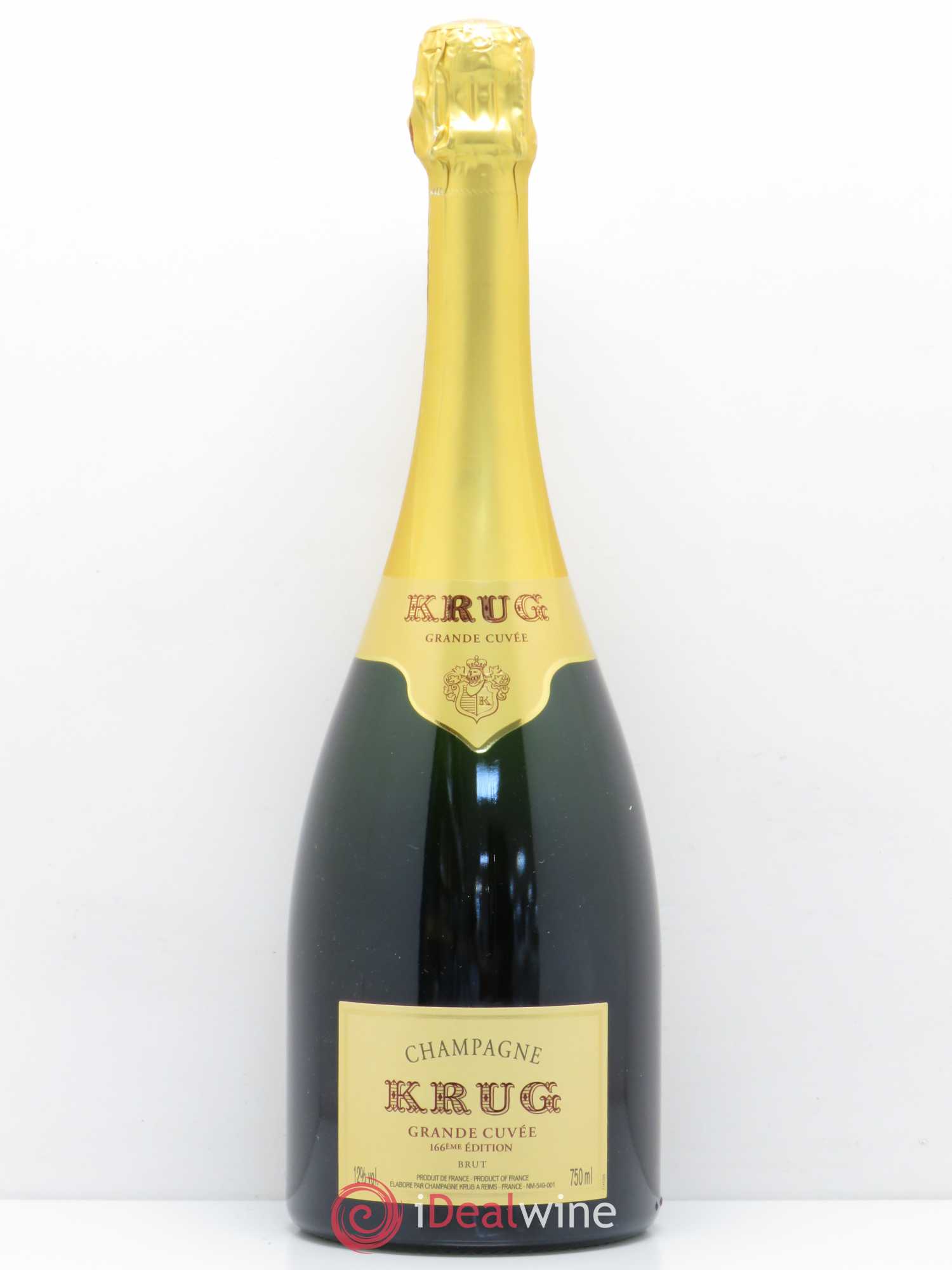 Grande Cuvée Brut Krug 166ème édition - Lot de 1 bouteille - 0