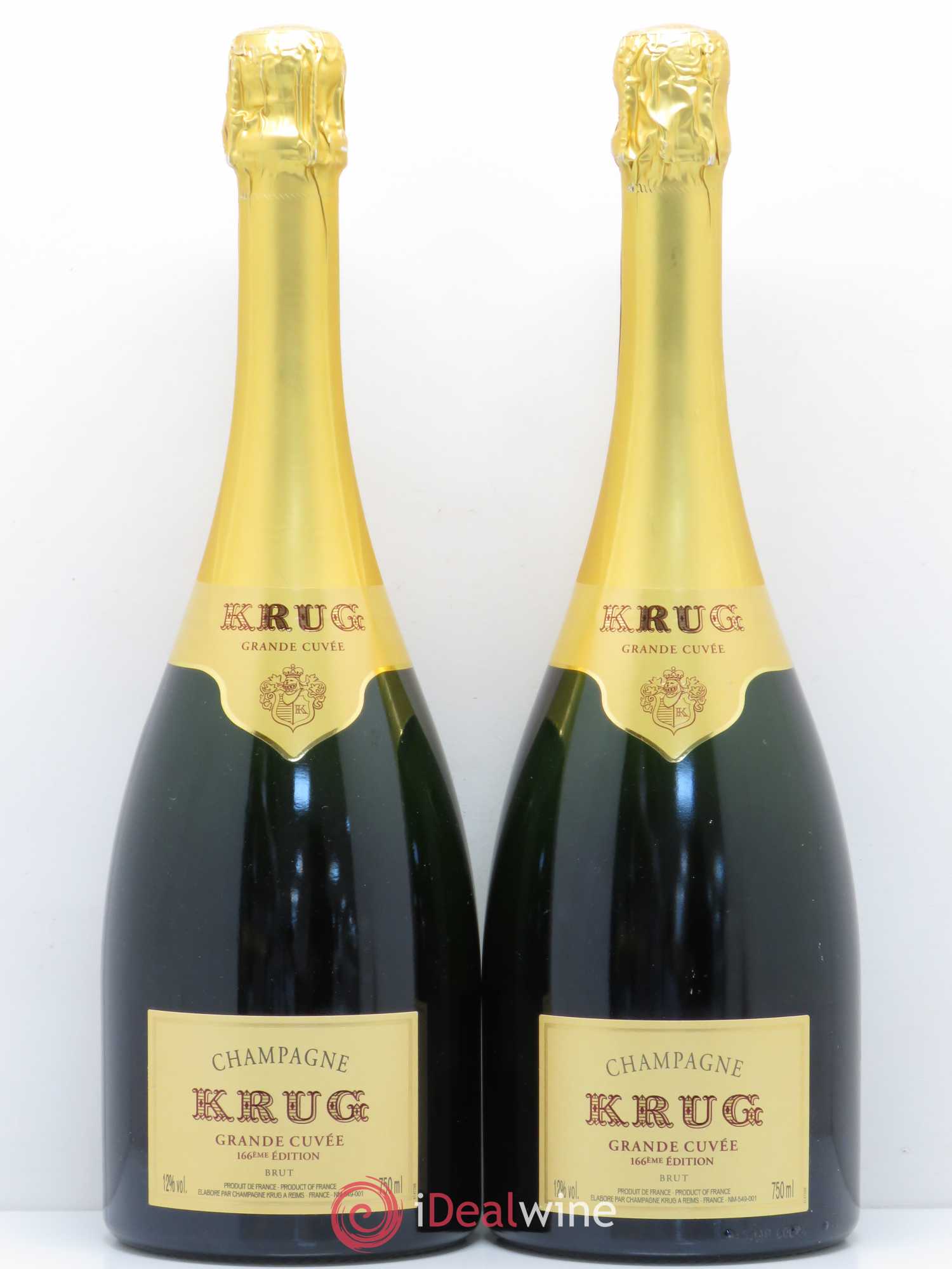 Grande Cuvée Brut Krug 166ème édition - Lot de 4 bouteilles - 3