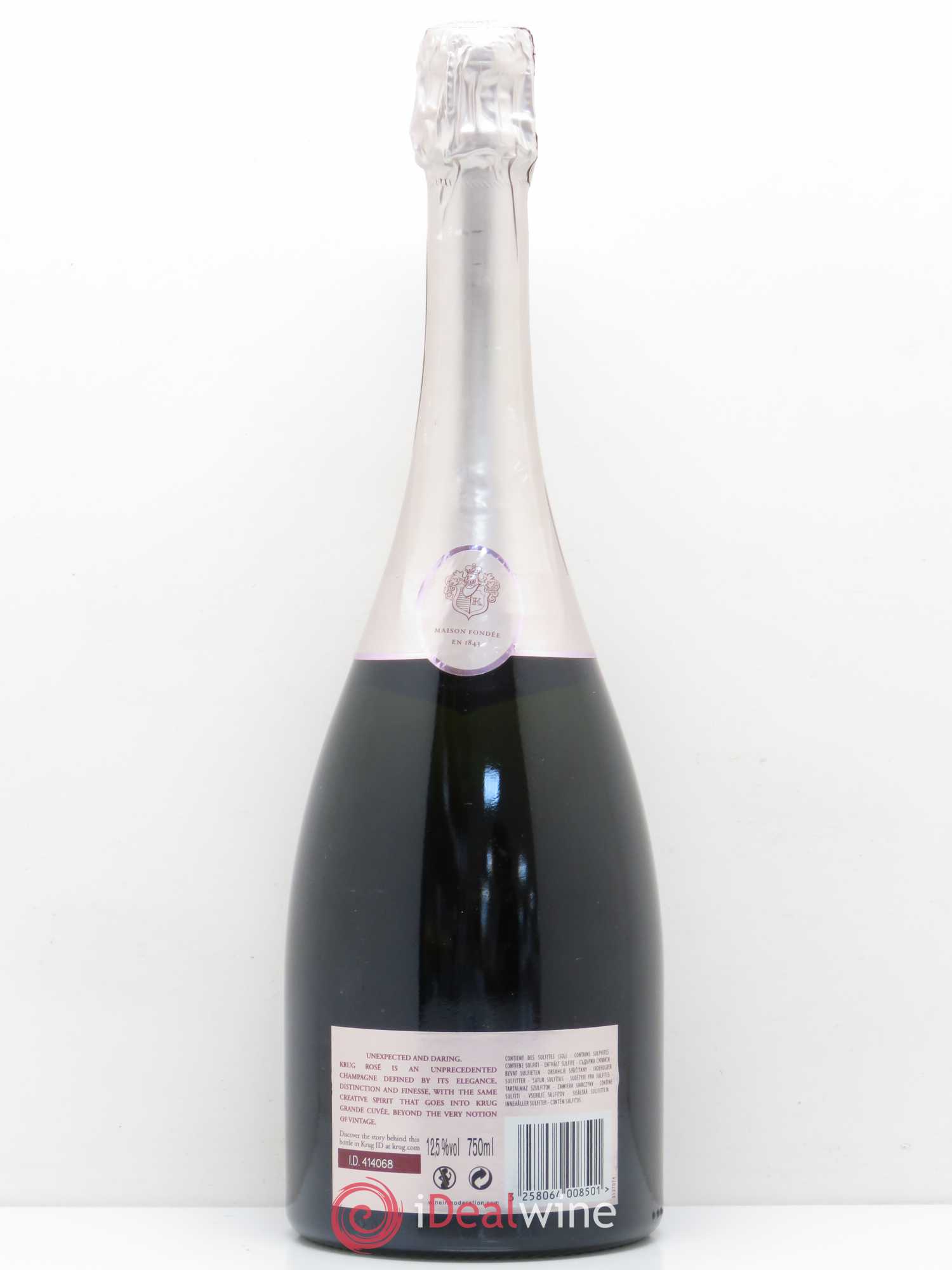 Rosé Brut Krug - Lot de 1 bouteille - 1