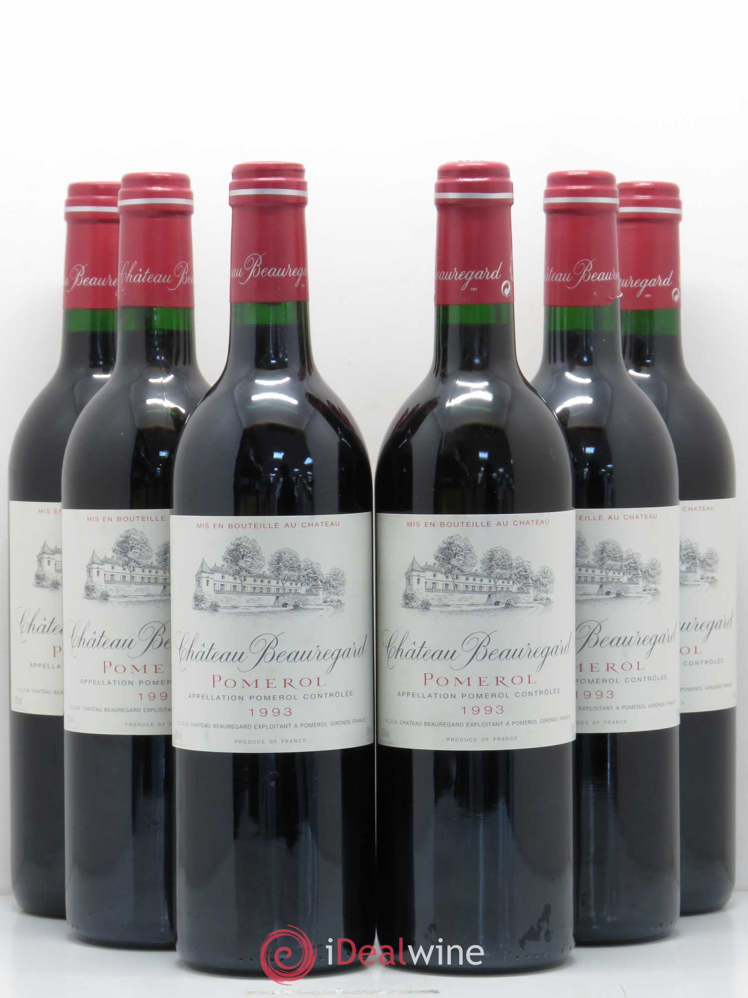 Château Beauregard 1993 - Lot de 6 bouteilles - 0