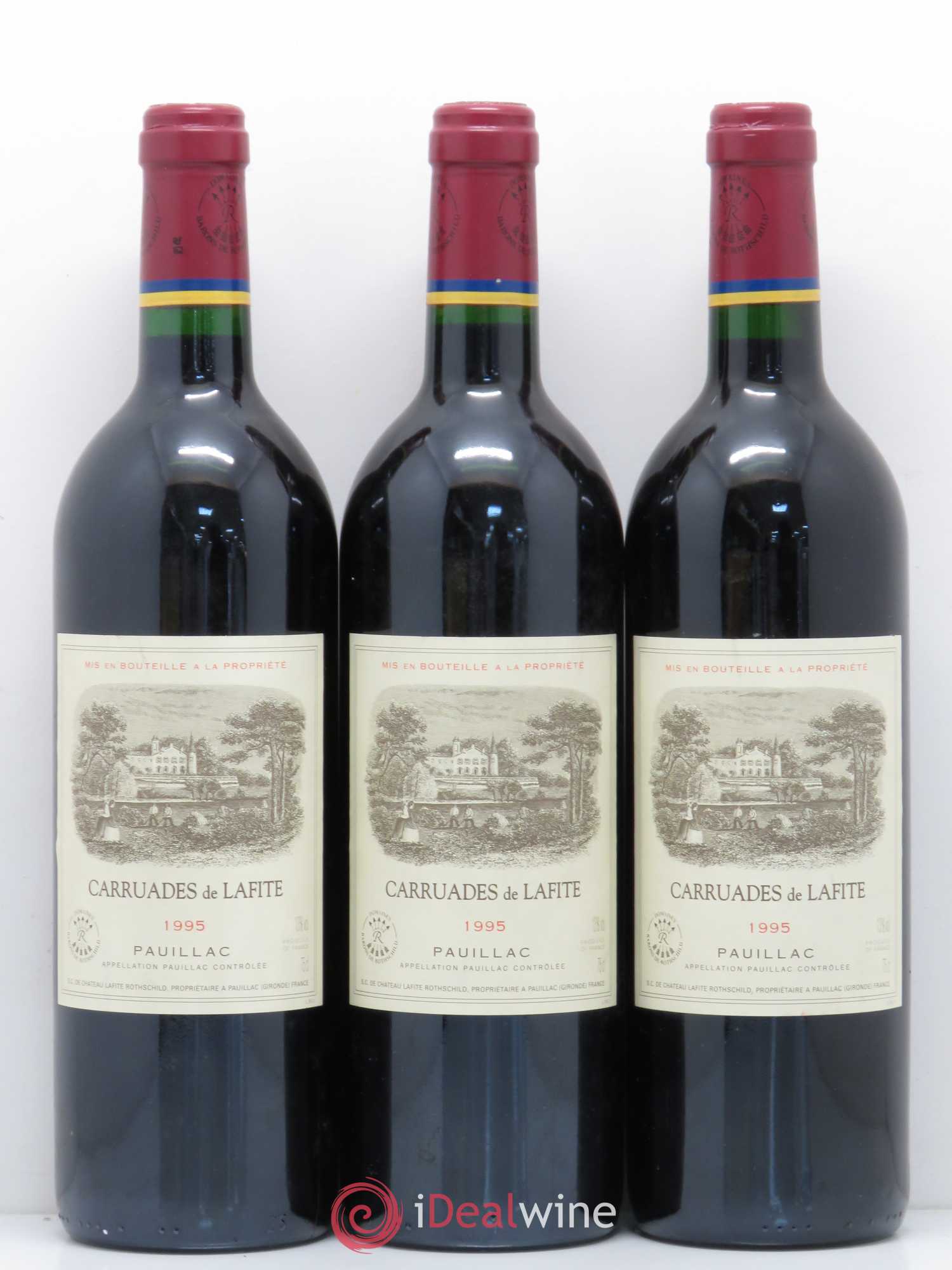 Carruades de Lafite Rothschild Second Vin 1995 - Lot de 6 bouteilles - 1