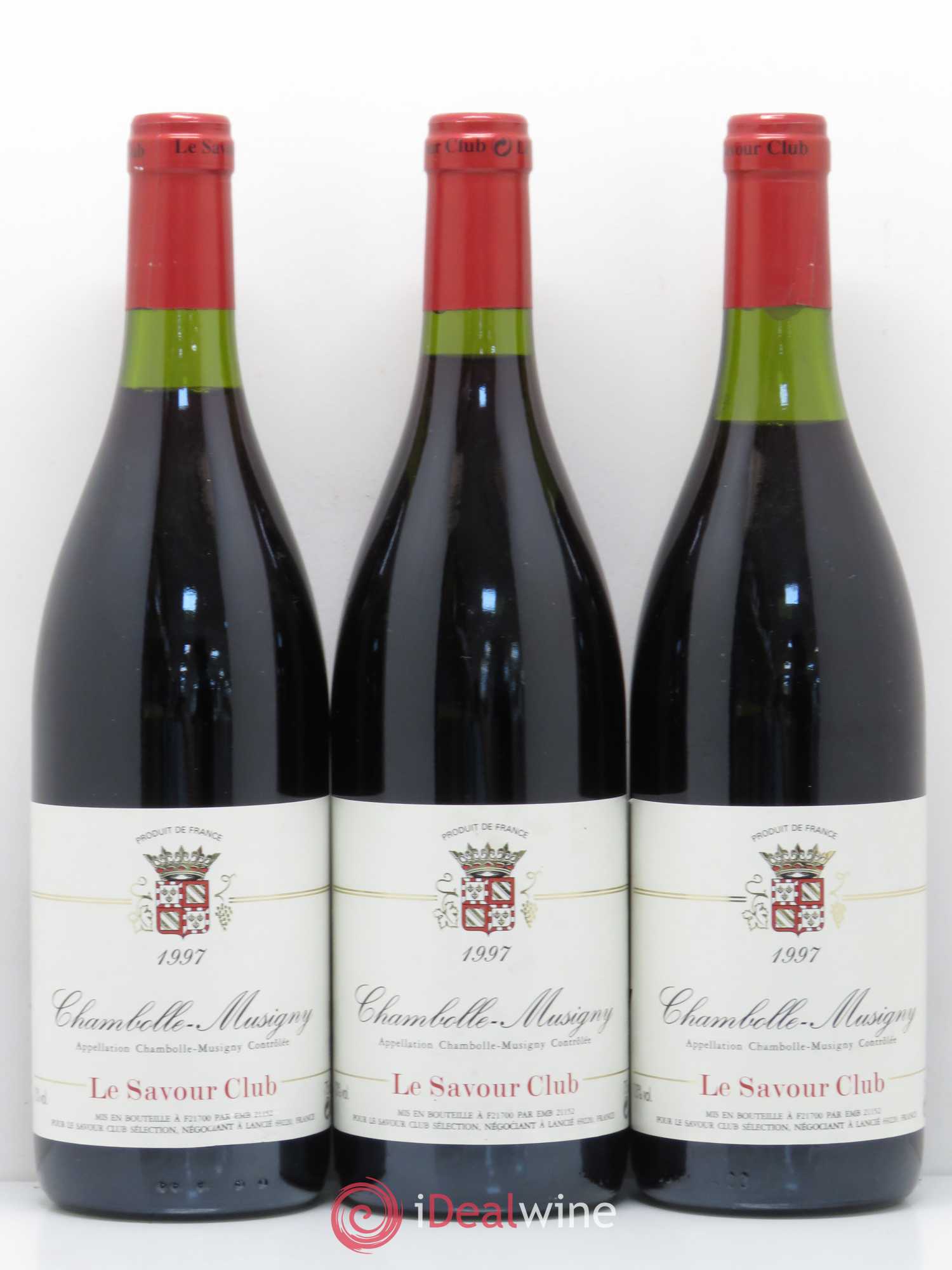 Chambolle-Musigny Savour Club Selection 1997 - Lot de 3 bouteilles - 0