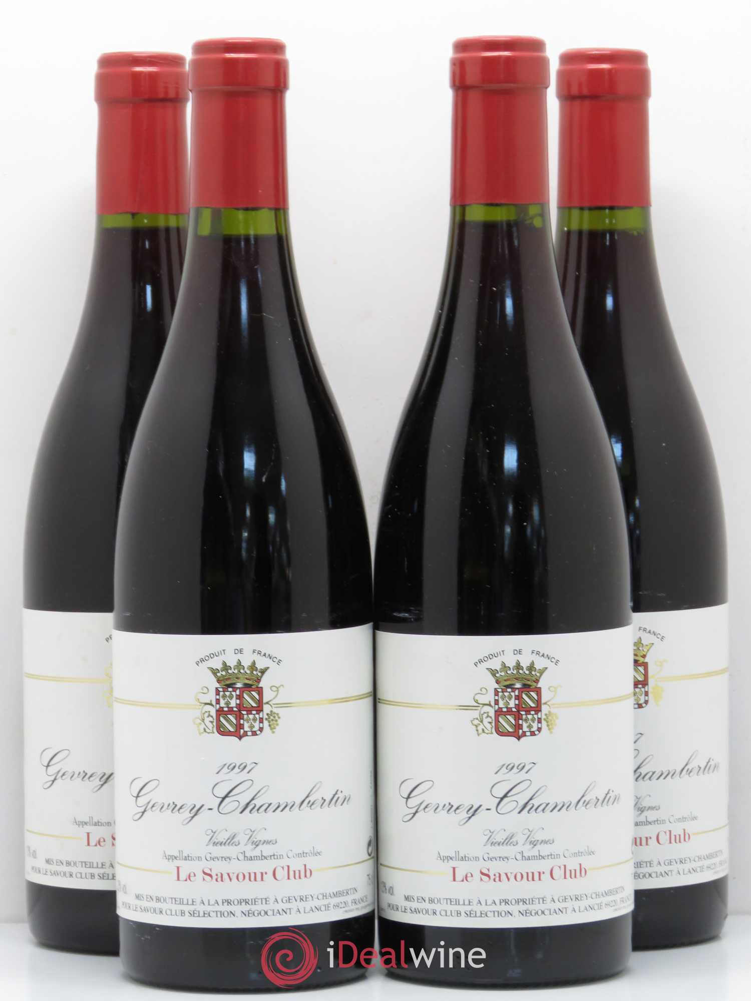Gevrey-Chambertin Vielles Vignes Savour Club Selection 1997 - Posten von 4 Flaschen - 0