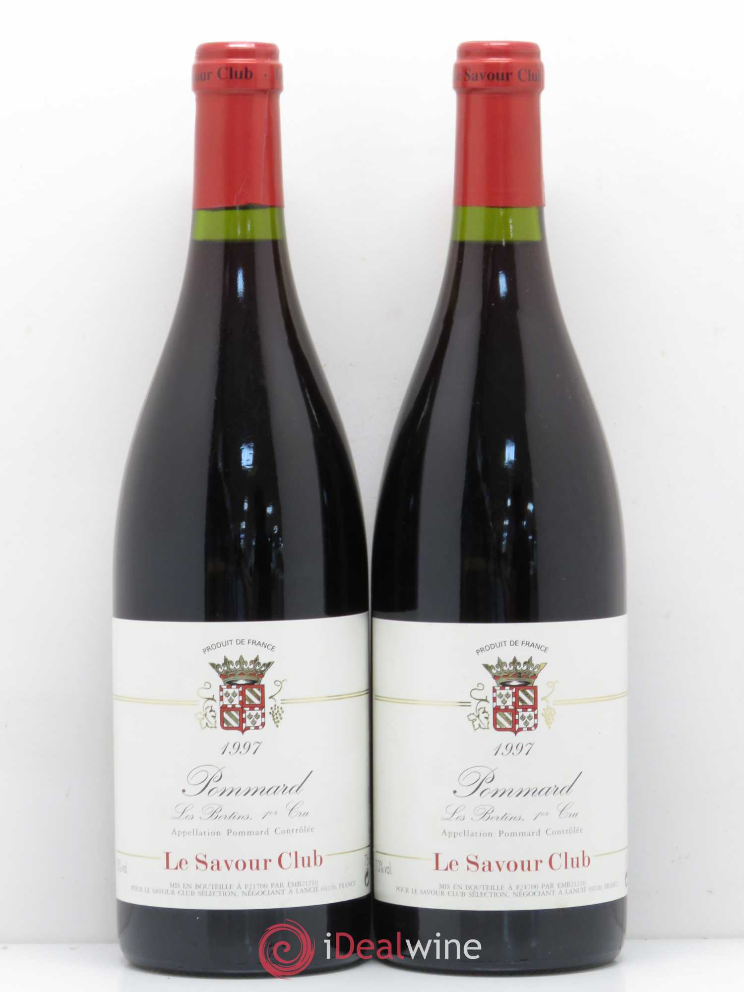 Pommard 1er Cru Les Bertins Savour Club Selection 1997 - Posten von 2 Flaschen - 0