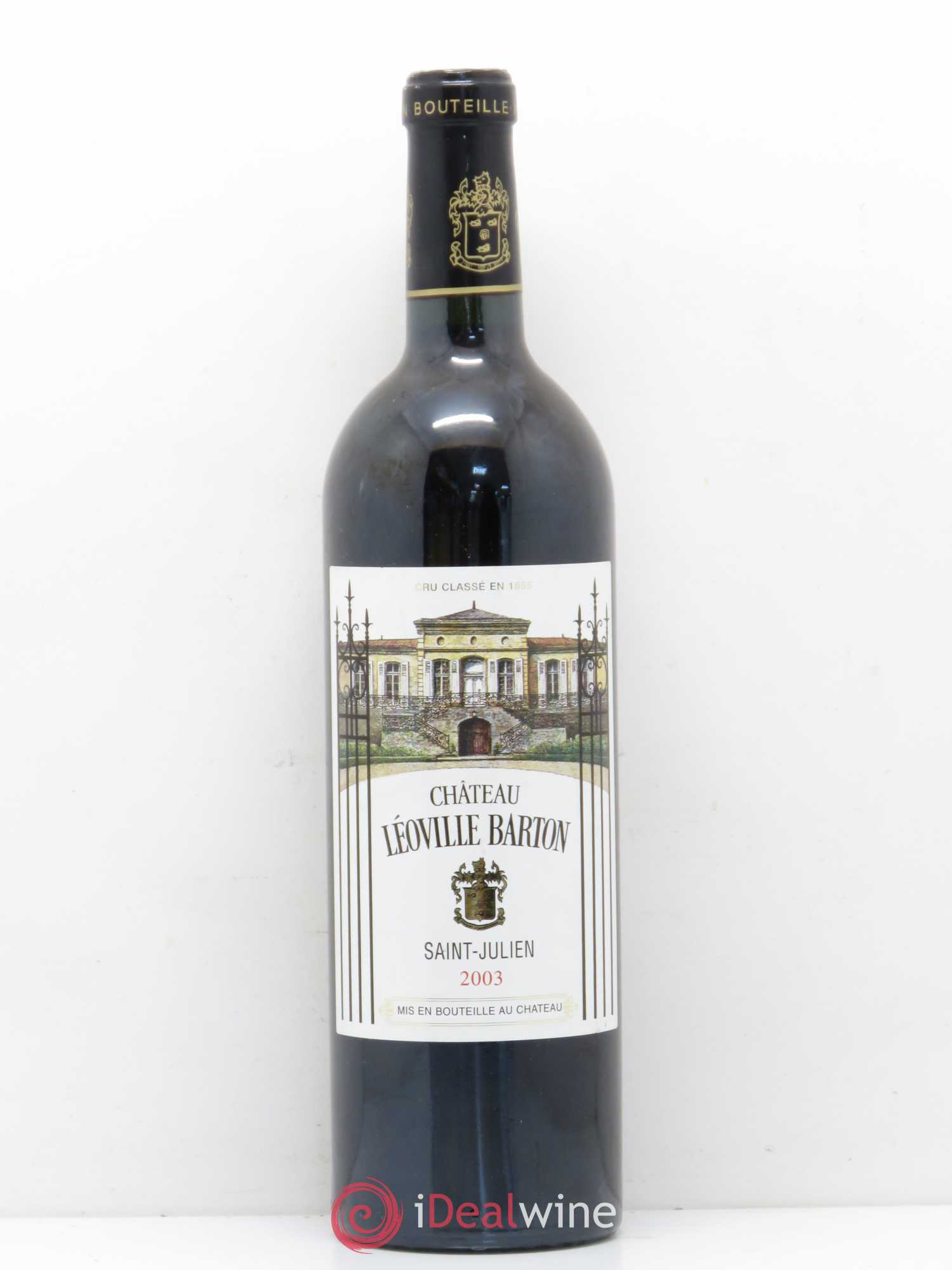 Château Léoville Barton 2ème Grand Cru Classé 2003 - Lot de 1 bouteille - 0