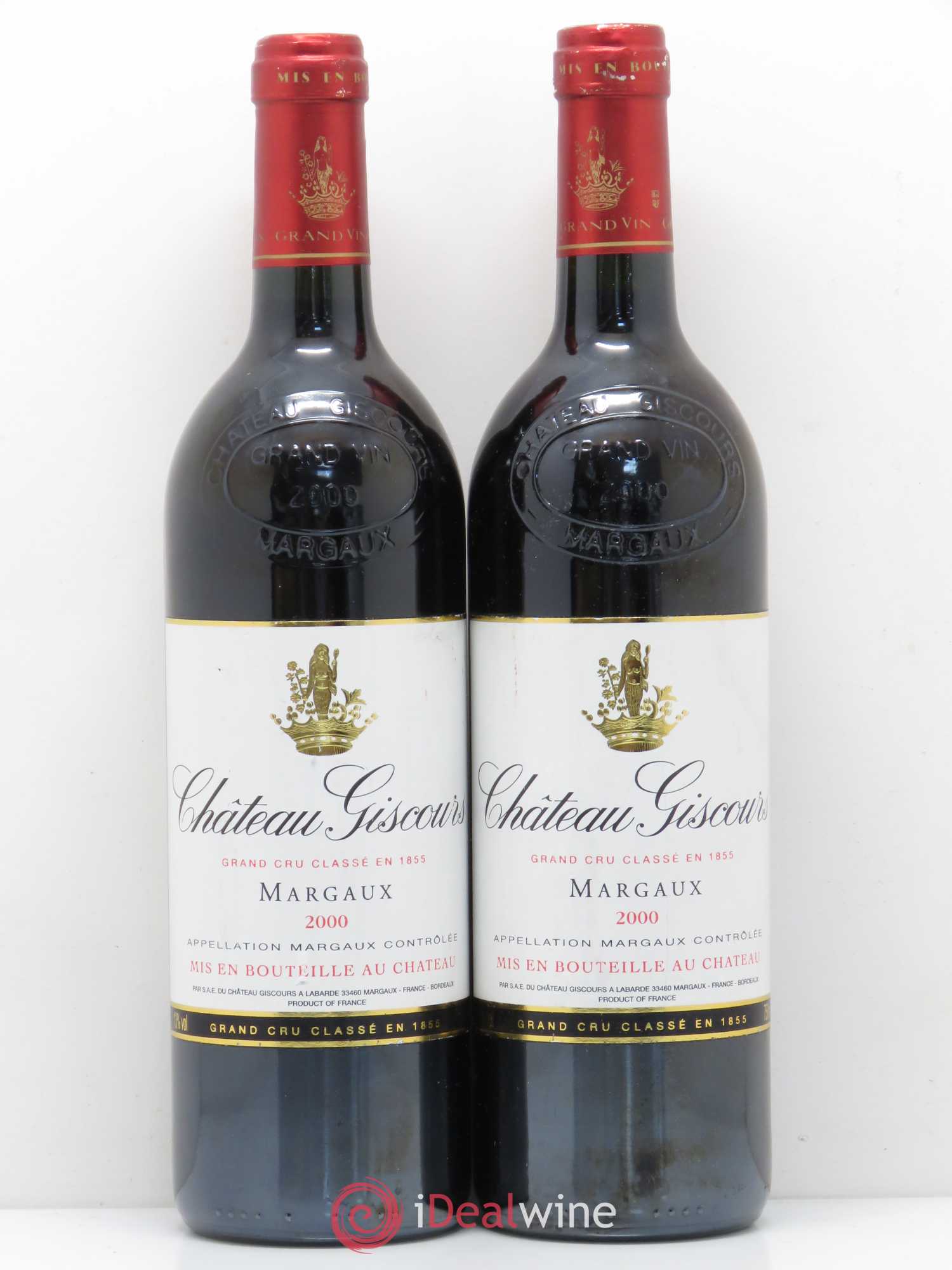 Château Giscours 3ème Grand Cru Classé 2000 - Lot de 2 bouteilles - 0