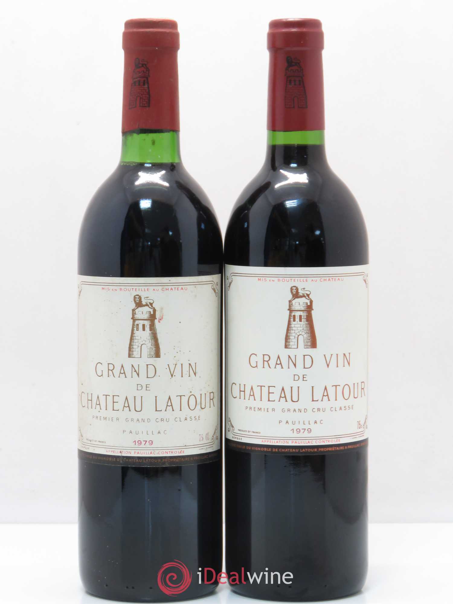 Château Latour 1er Grand Cru Classé 1979 - Lot de 2 bouteilles - 0