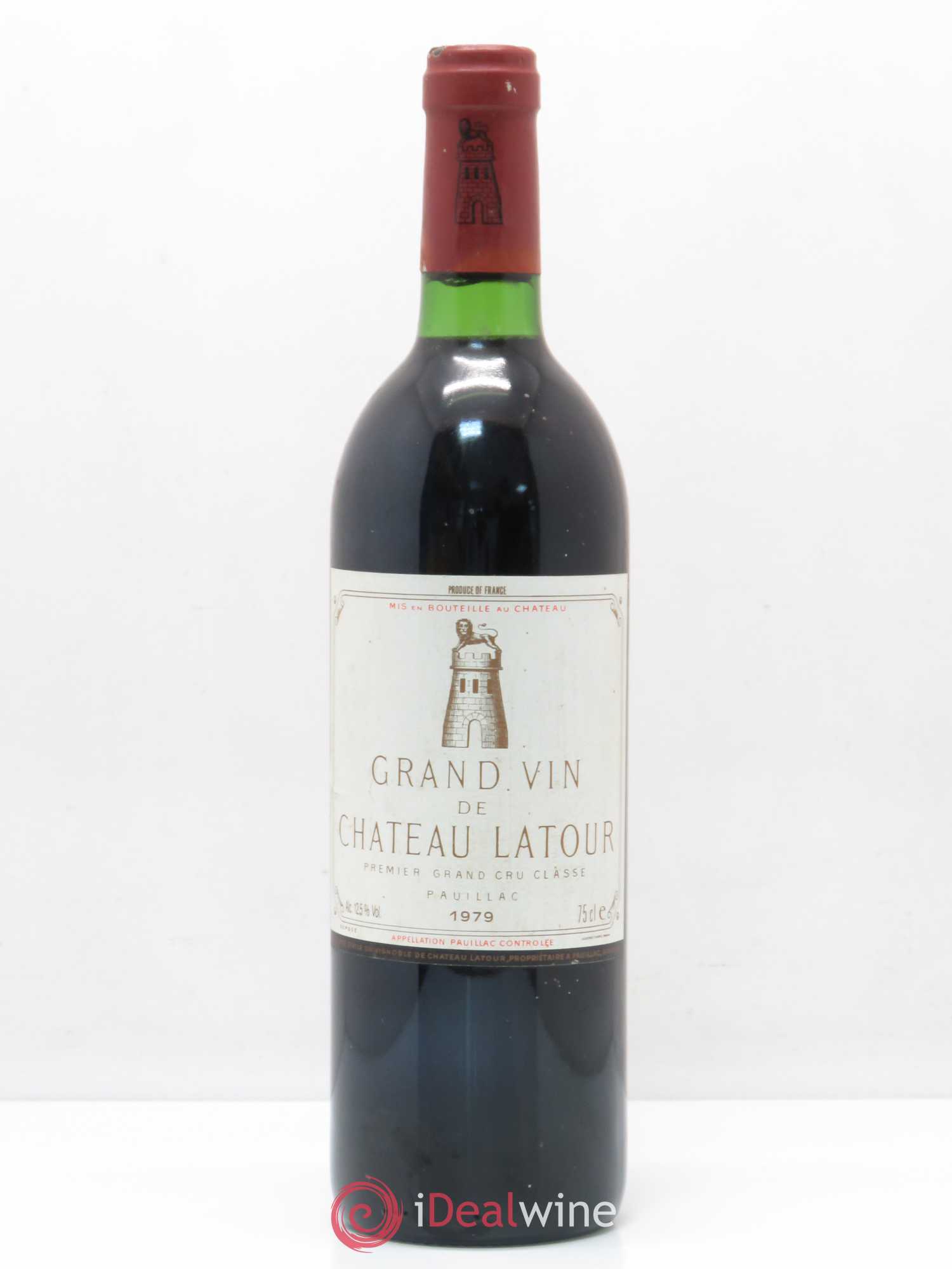 Château Latour 1er Grand Cru Classé 1979 - Lot de 1 bouteille - 0