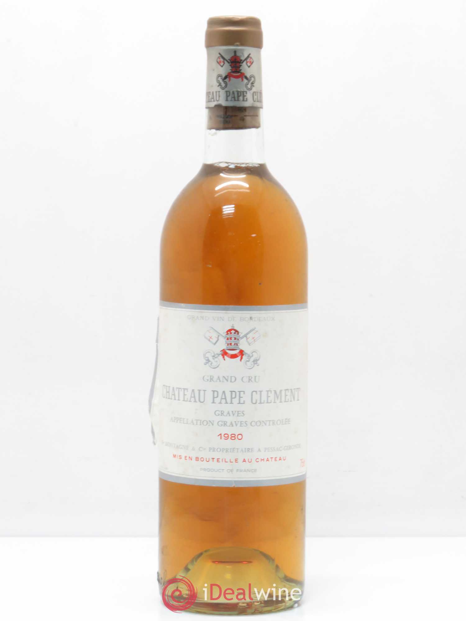 Château Pape Clément 1980 - Lot de 1 bouteille - 0